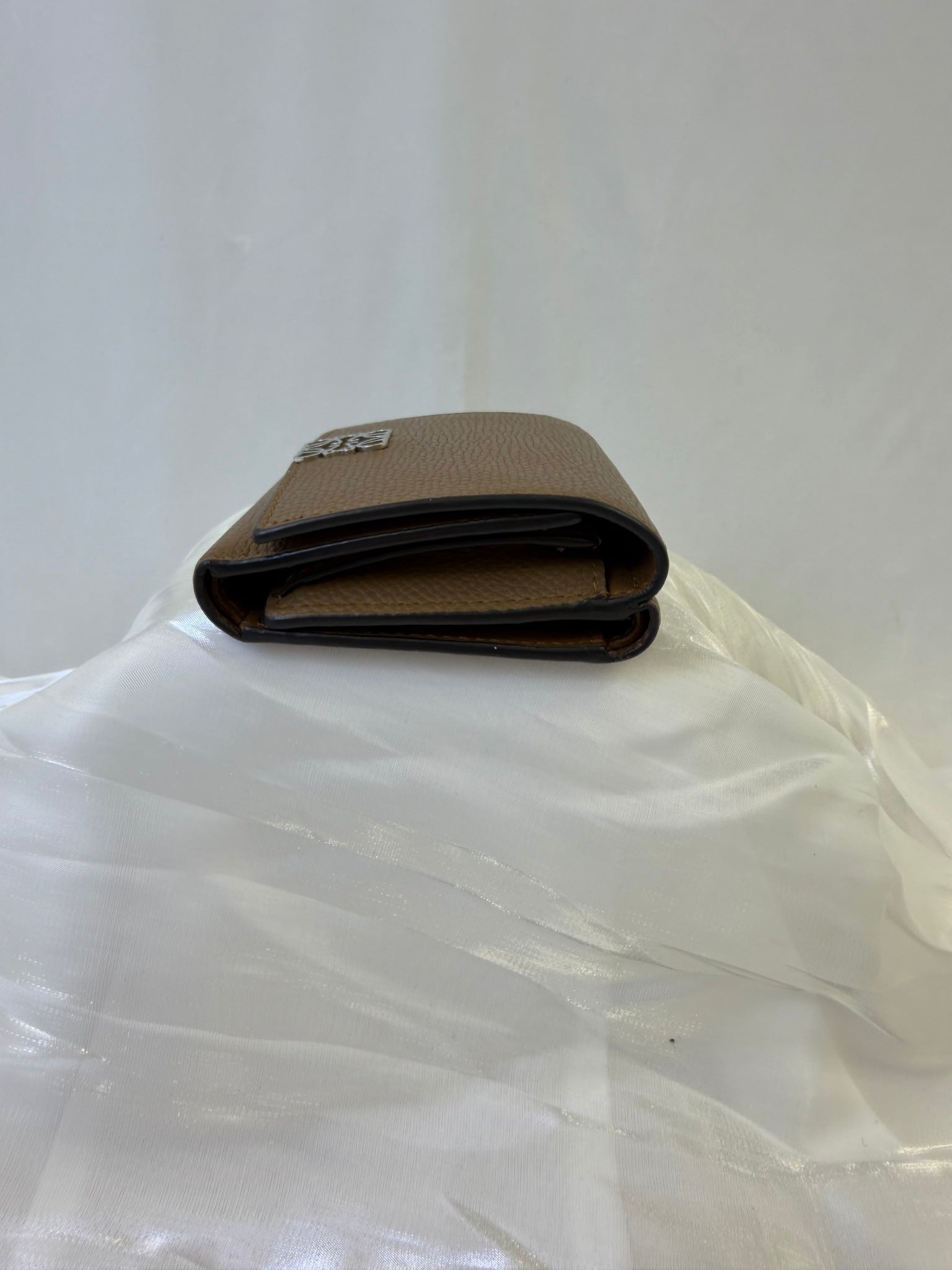 Loewe Brown Leather Anagram Trifold Wallet