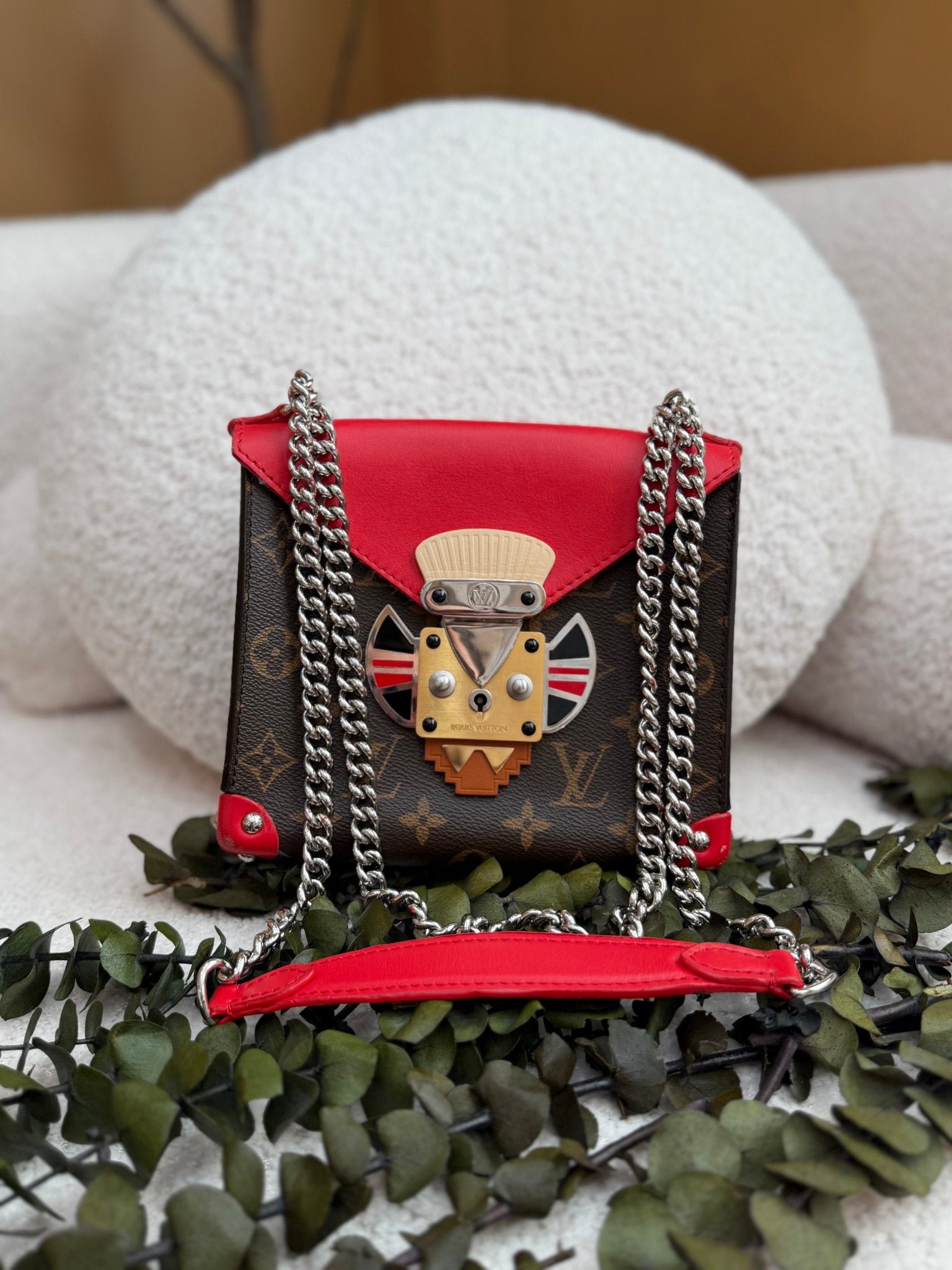 Louis Vuitton Monogram Tribal Mask Crossbody