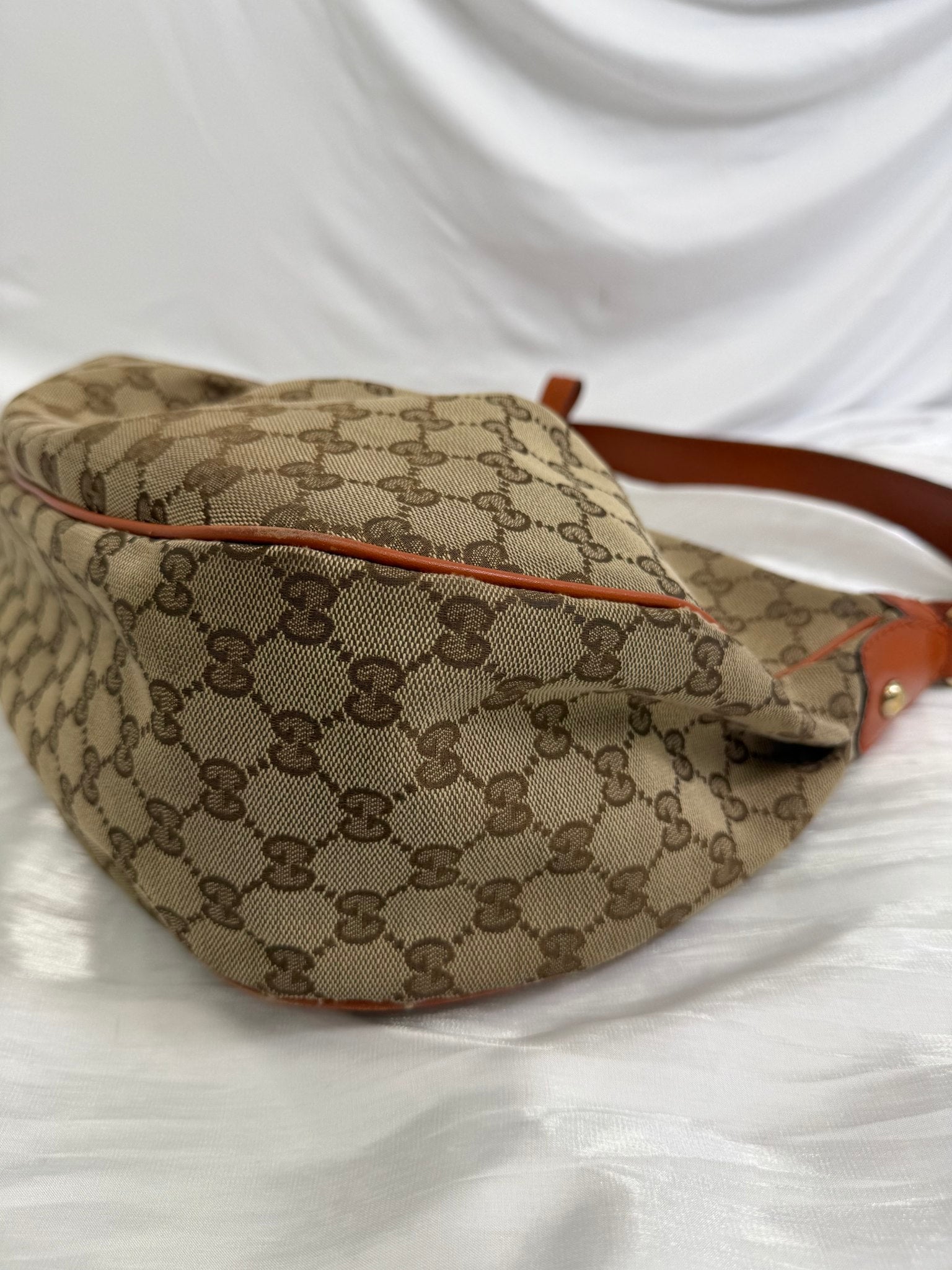 Gucci Brown GG Canvas Sukey Hobo Bag