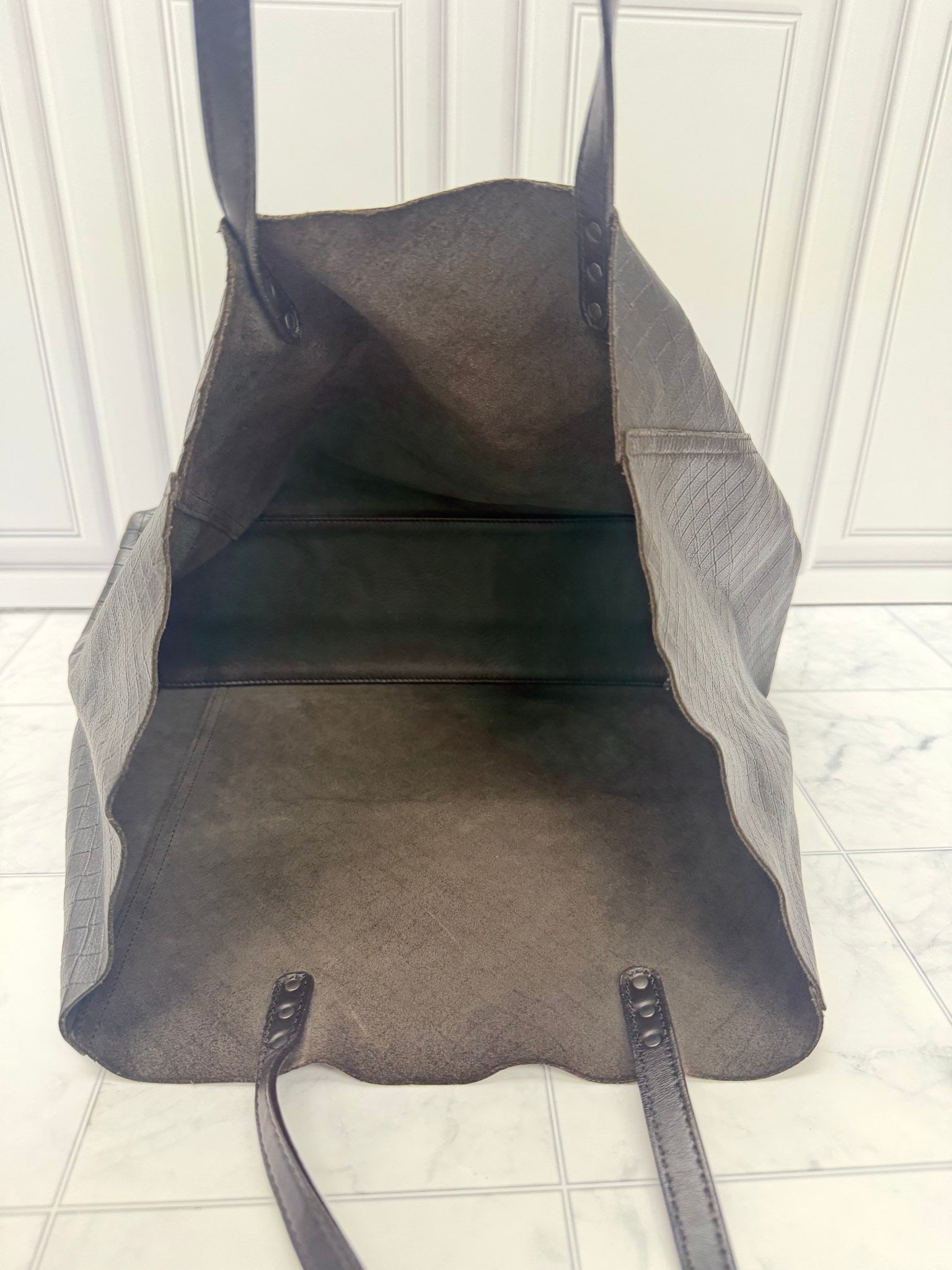 Bottega Veneta Brown Intrecciato Leather Mirage Tote Bag