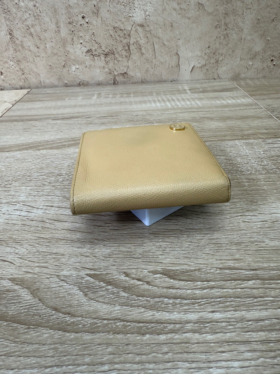 Chanel Tan Caviar Bifold Wallet