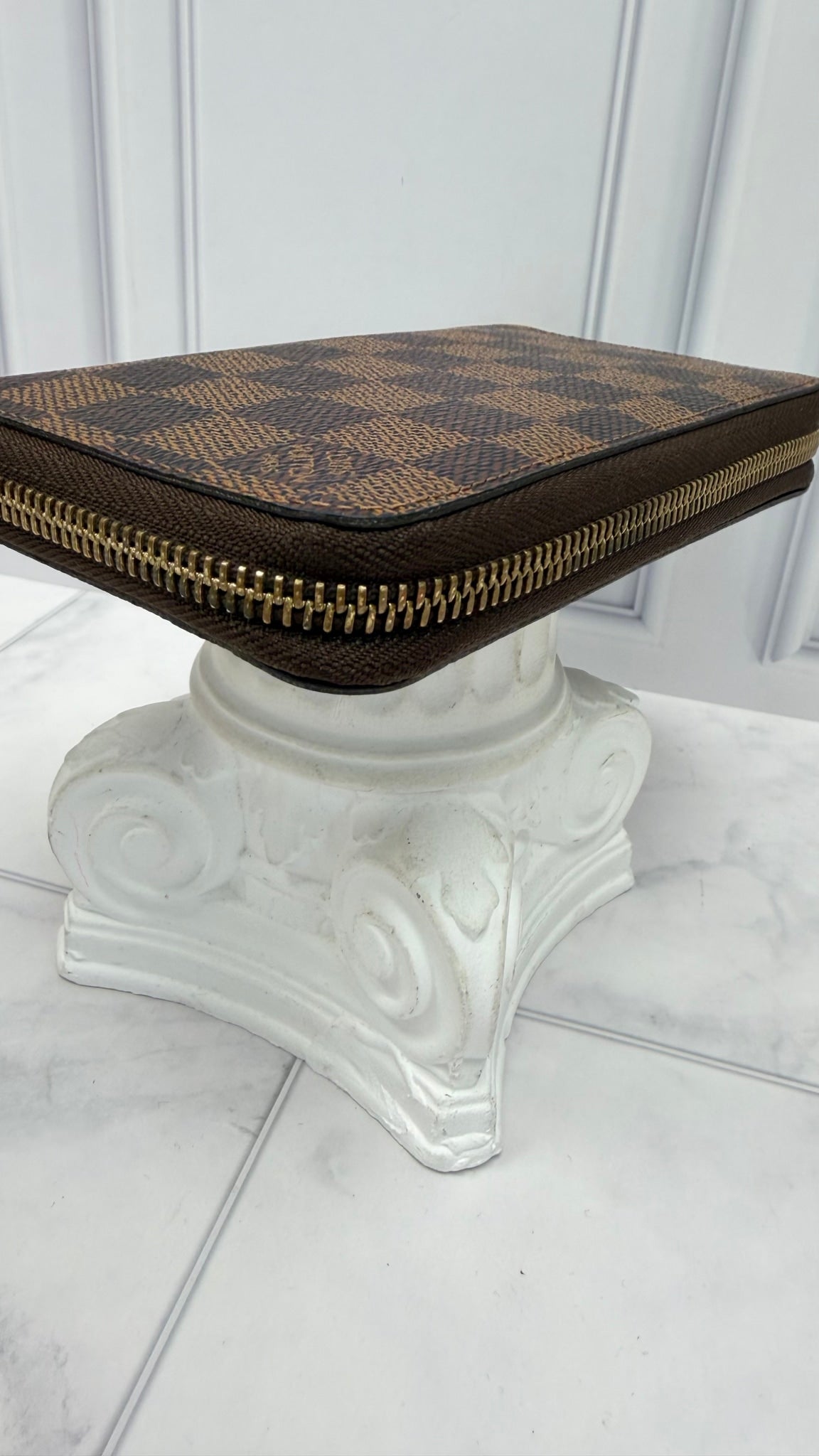 Louis Vuitton Damier Ebene Zippy Compact Wallet