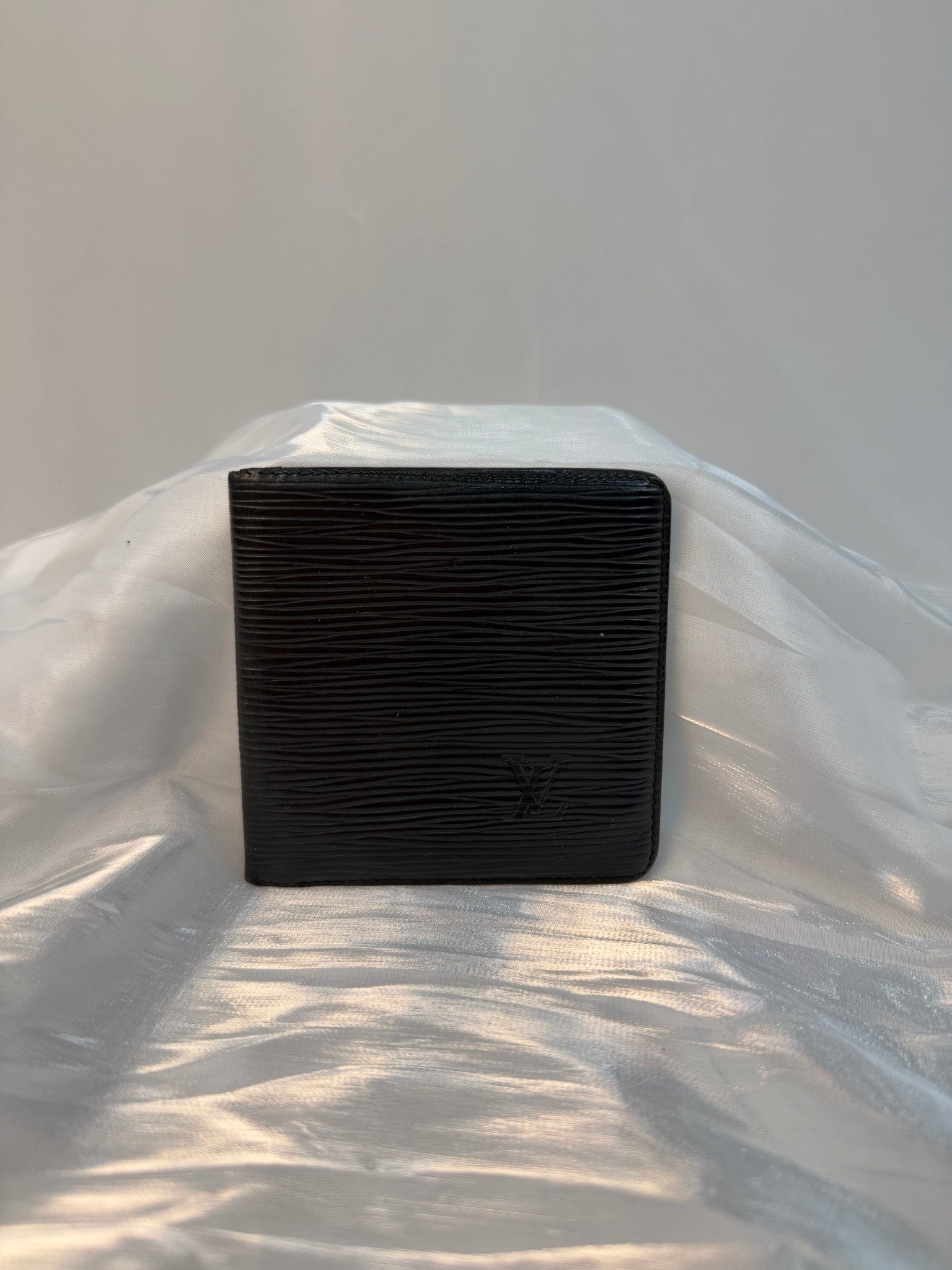 Louis Vuitton Black Epi Leather Bifold Wallet