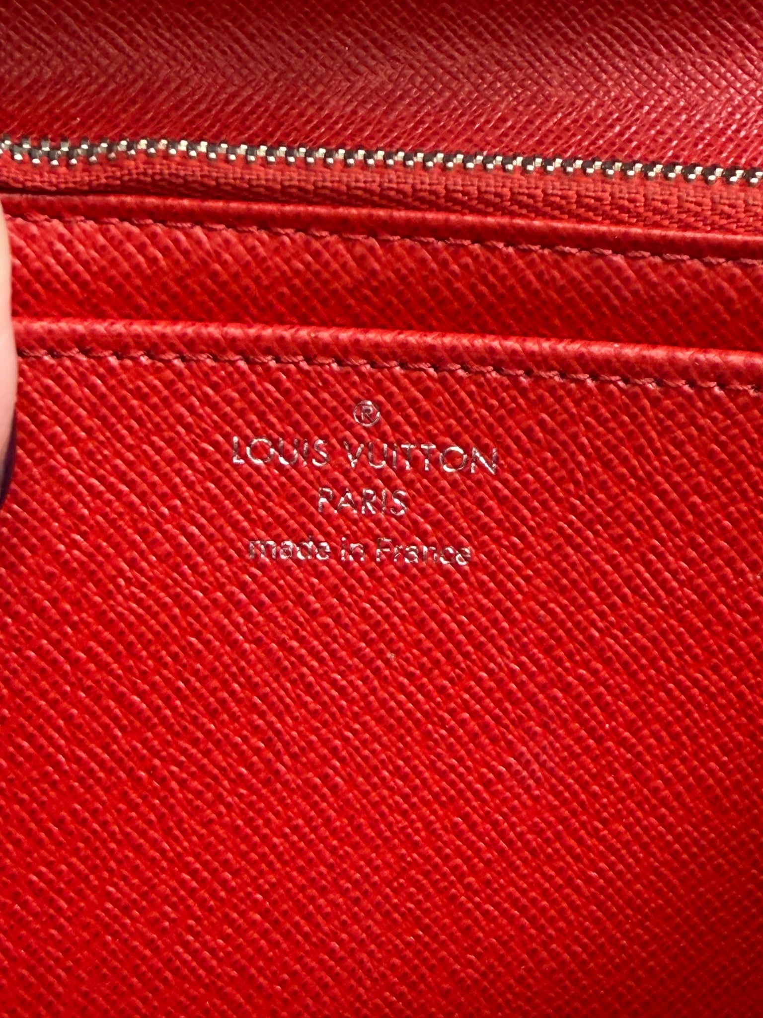Louis Vuitton Red Epi Twist Wallet