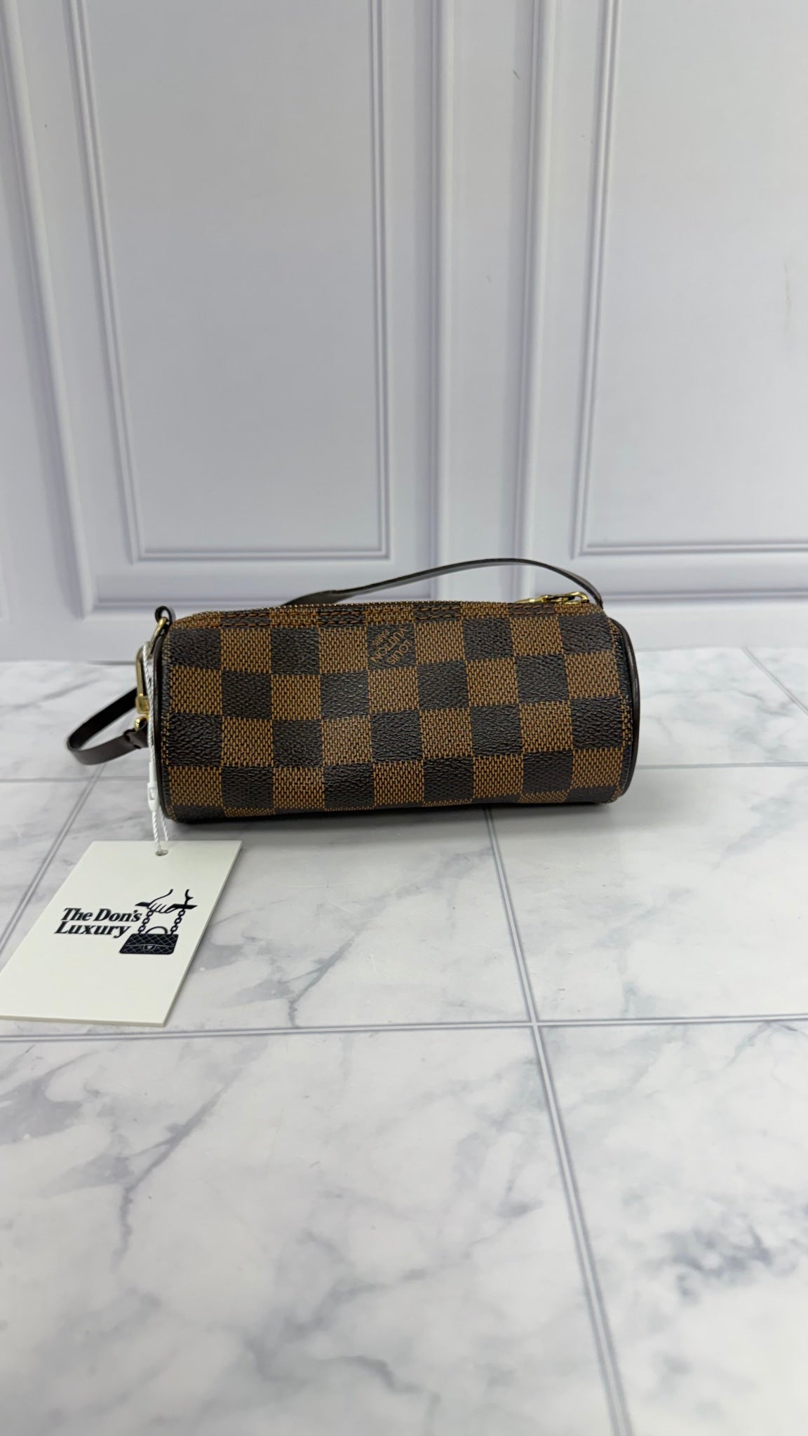 Louis Vuitton Damier Ebene Mini Papillon Handbag