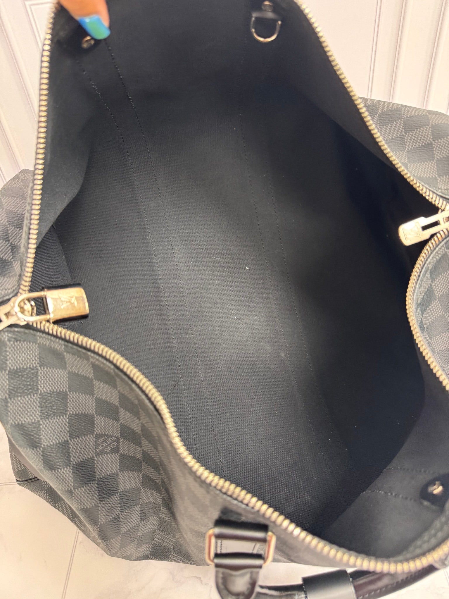 Louis Vuitton Damier Graphite Keepall Bandouliere 45