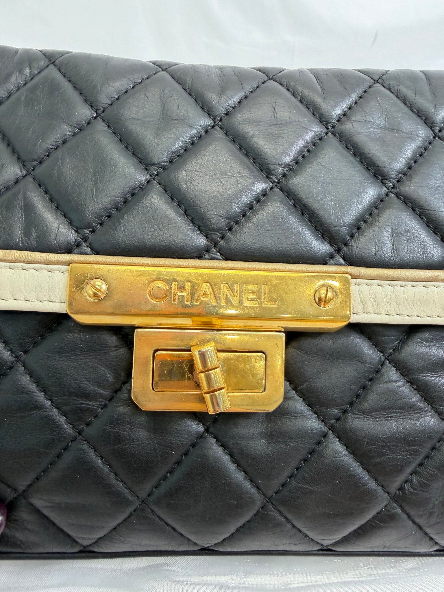 Chanel Black Lambskin Small Reissue Flap Bag