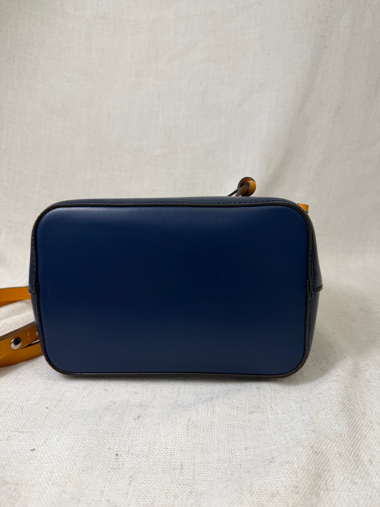 LIKE NEW - Louis Vuitton Navy Epi Leather Neon BB Handbag