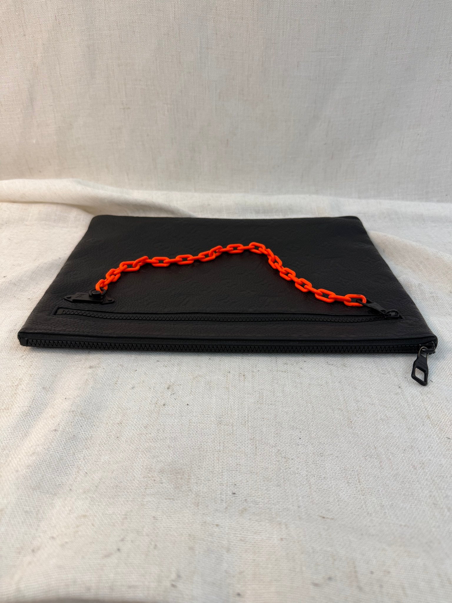 Louis Vuitton Black Monogram Empreinte Leather Virgil Pouch