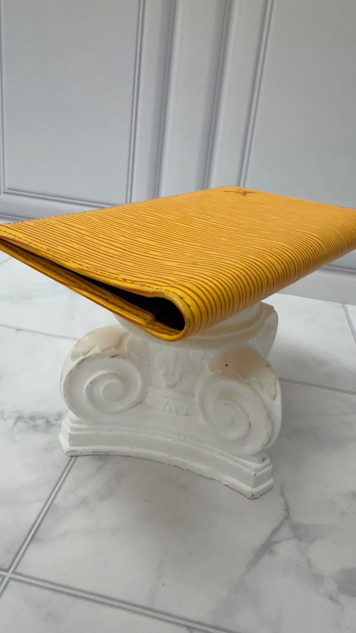 Louis Vuitton Yellow Epi Long Wallet