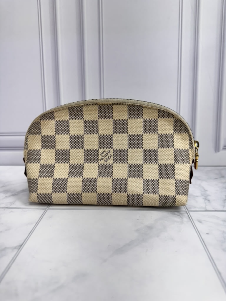 Louis Vuitton Damier Azur Cosmetic Pouch PM