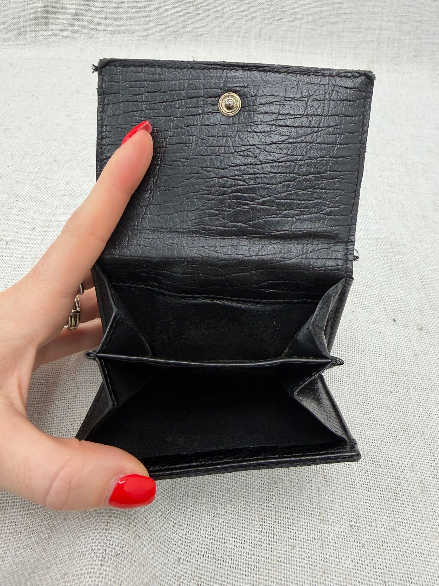 Gucci Black Canvas 1955 Horsebit Compact Wallet