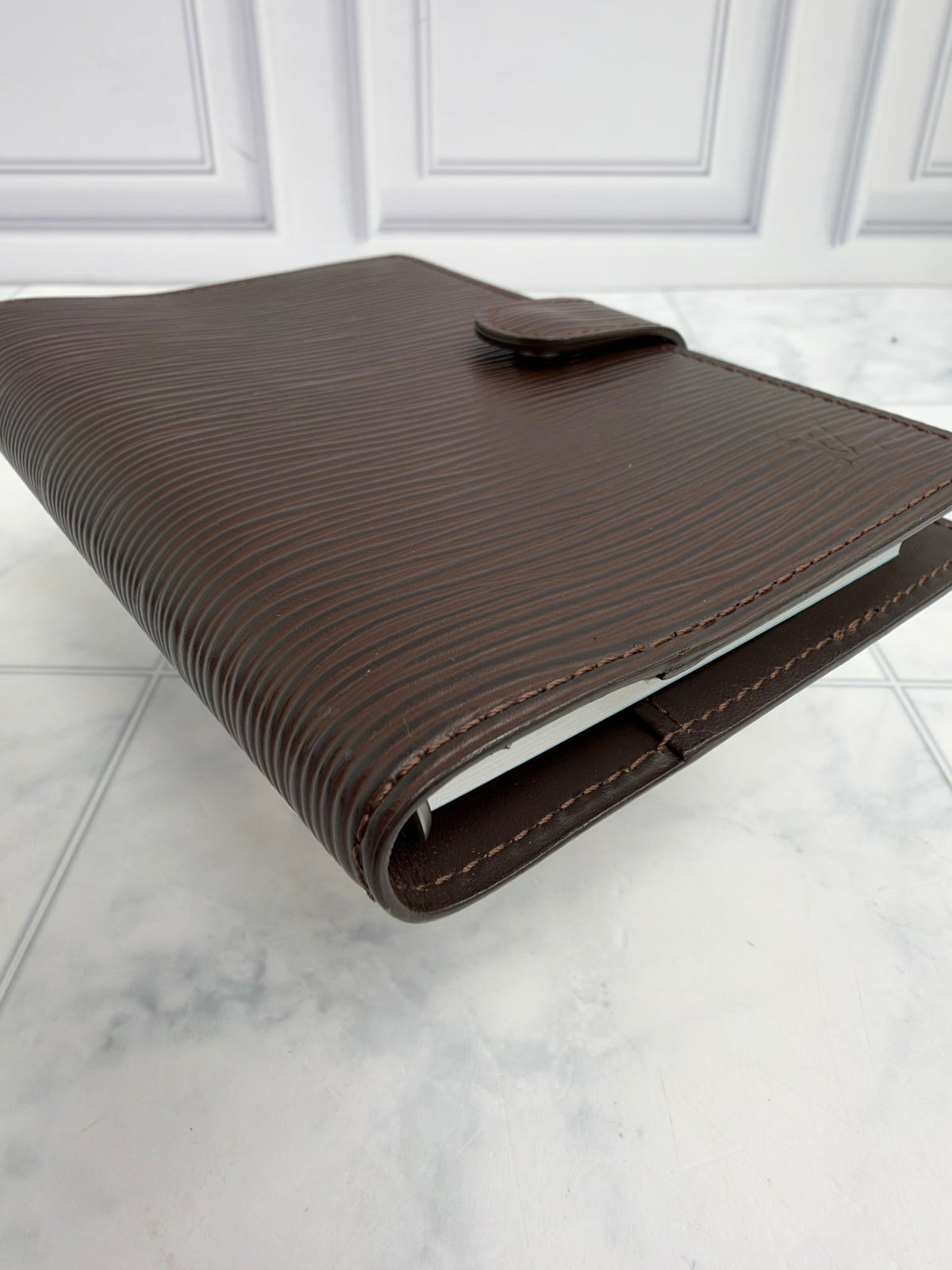 Louis Vuitton Brown Epi Leather Agenda PM