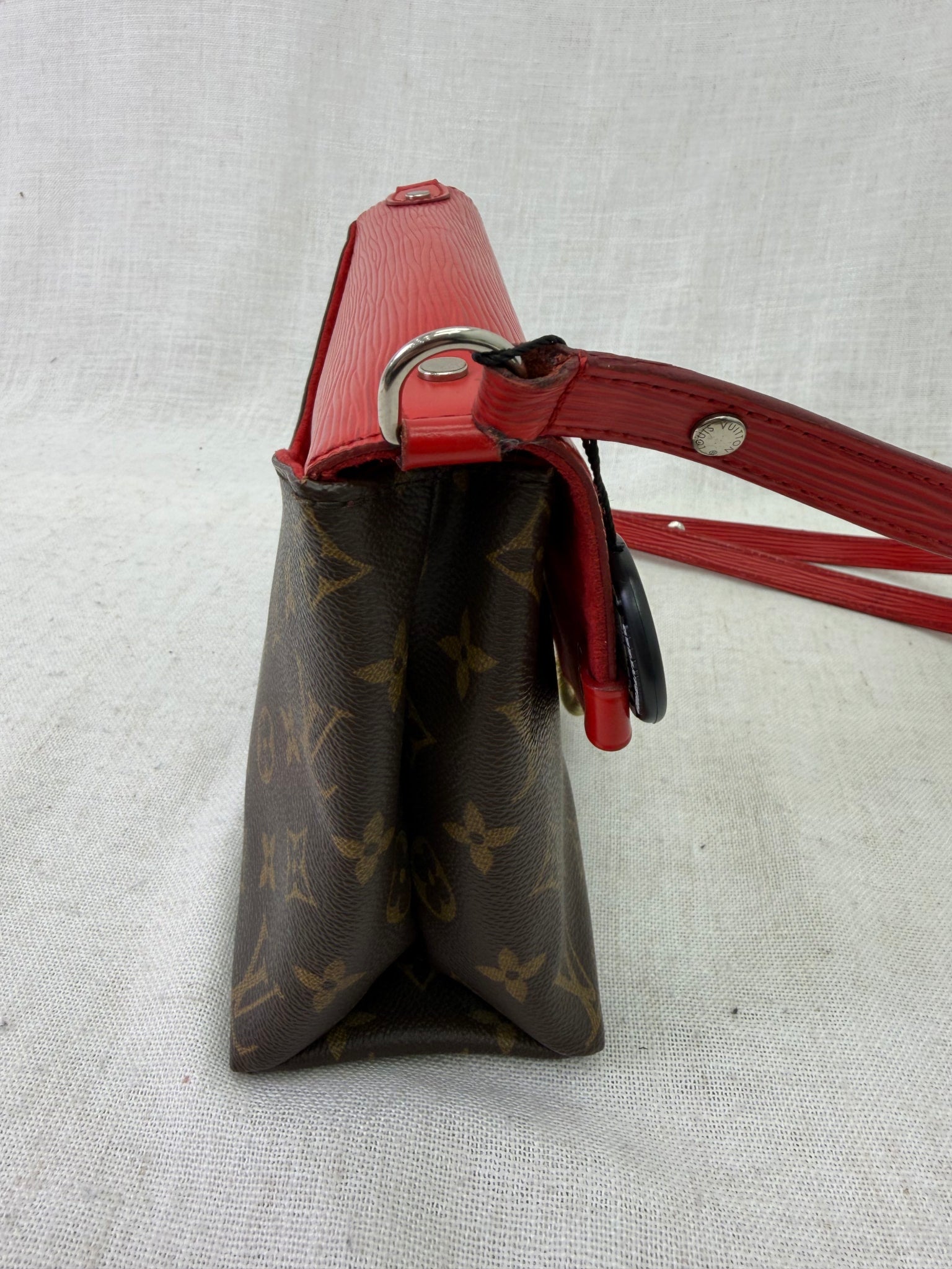 Louis Vuitton Monogram & Red Epi Saint Michel Crossbody