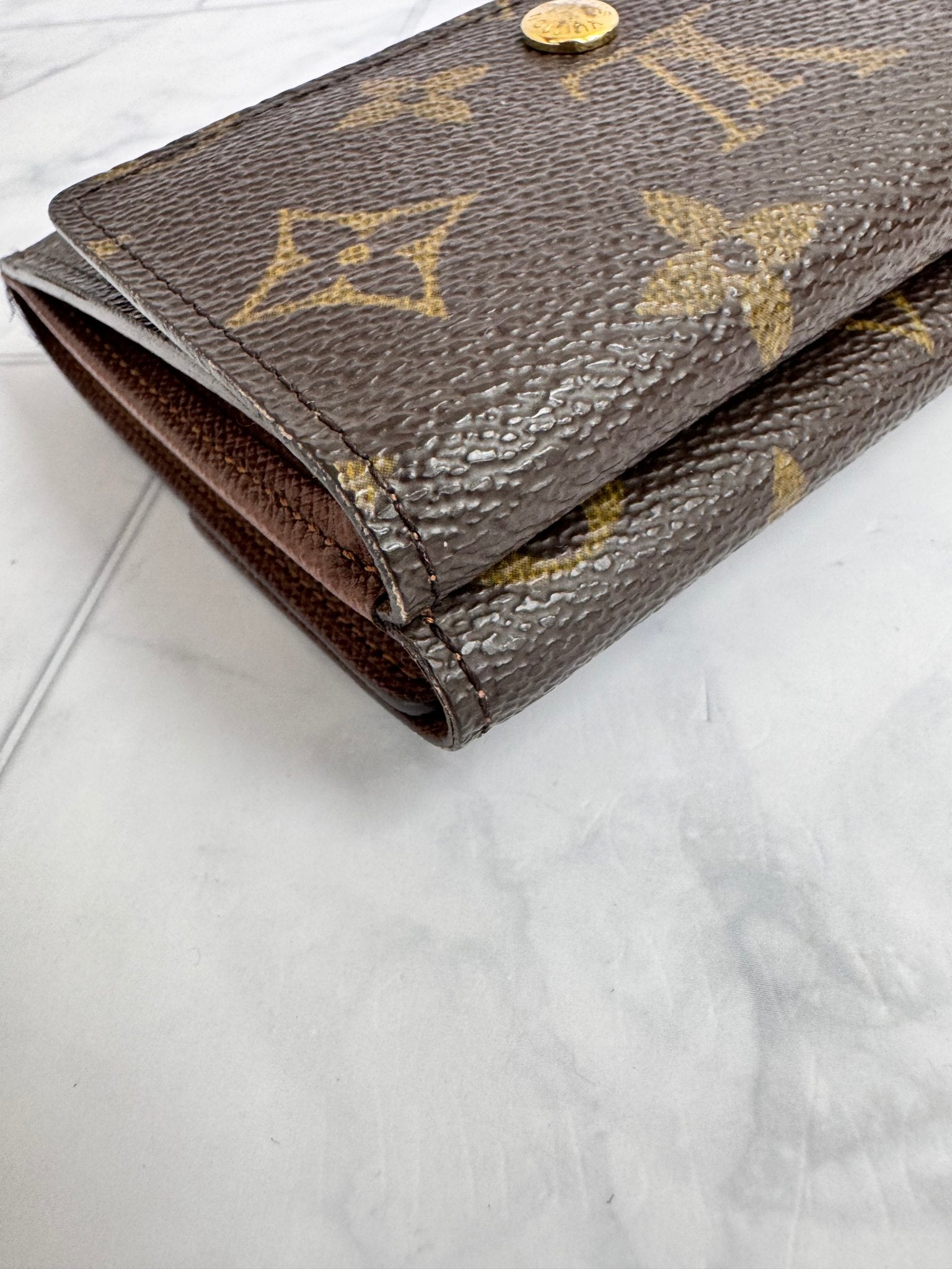 Louis Vuitton Monogram Trifold Elise Compact Wallet