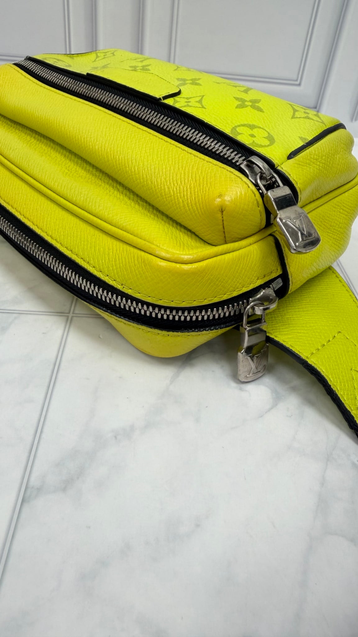 Louis Vuitton Yellow Taigarama Outdoor Bumbag