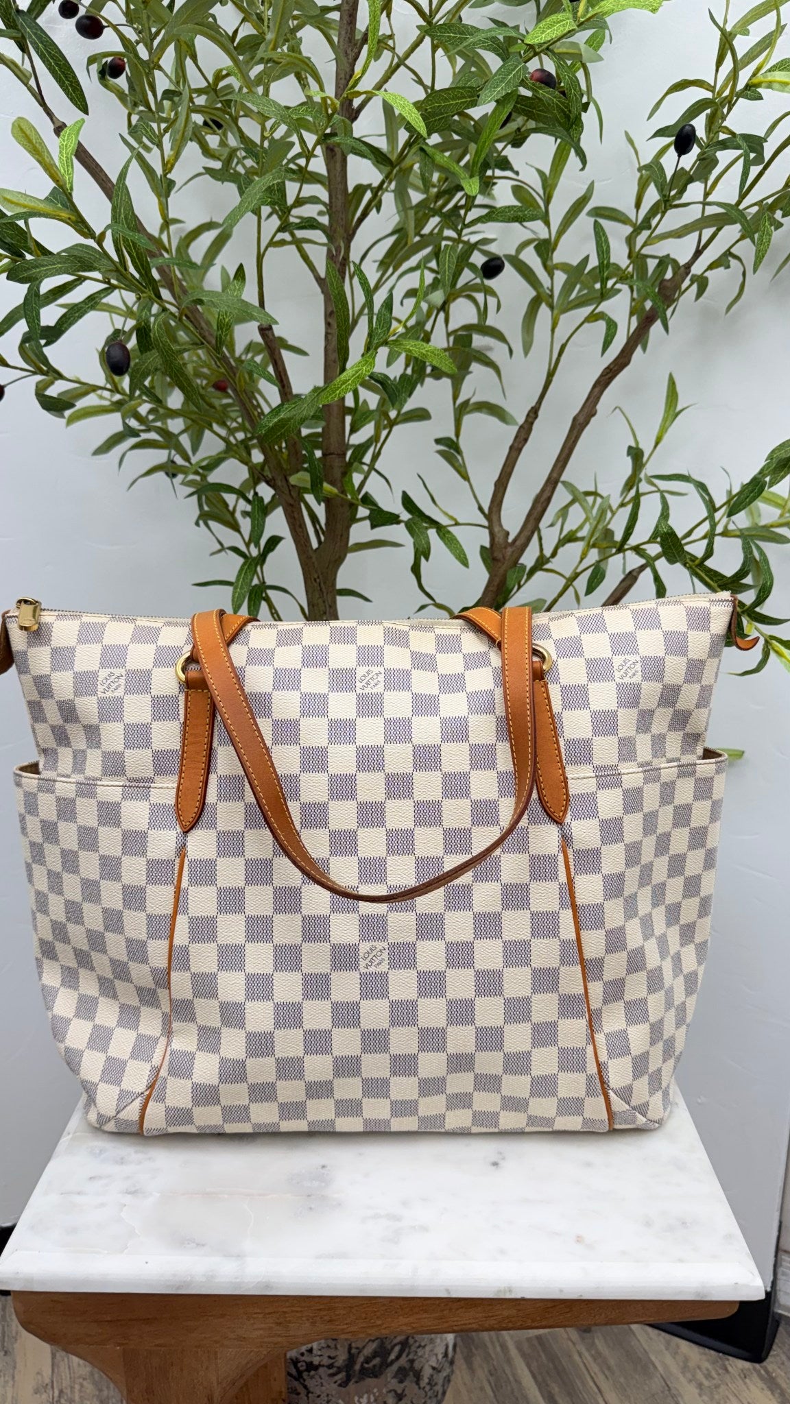 Louis Vuitton Damier Azur Totally GM Tote Bag