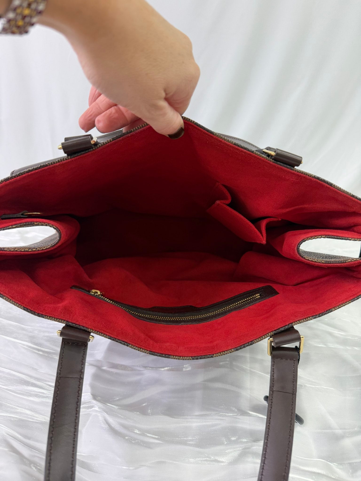 Louis Vuitton Damier Ebene Uzes Tote Bag