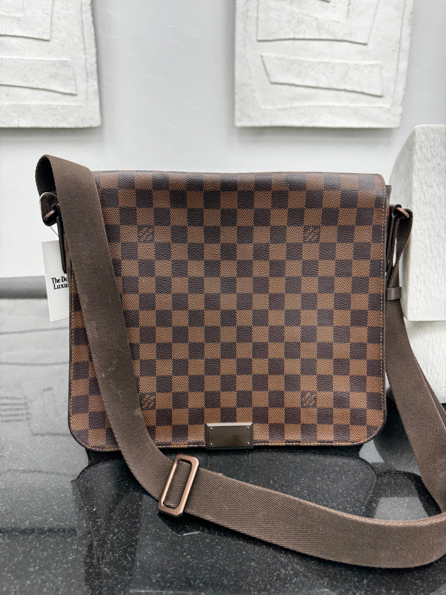 Louis Vuitton Damier Ebene District MM