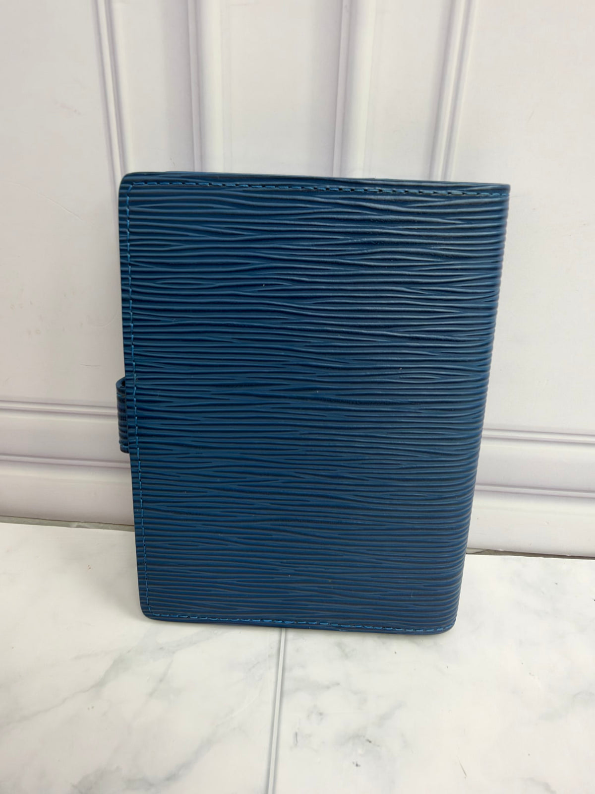 Louis Vuitton Blue Epi Leather Agenda PM