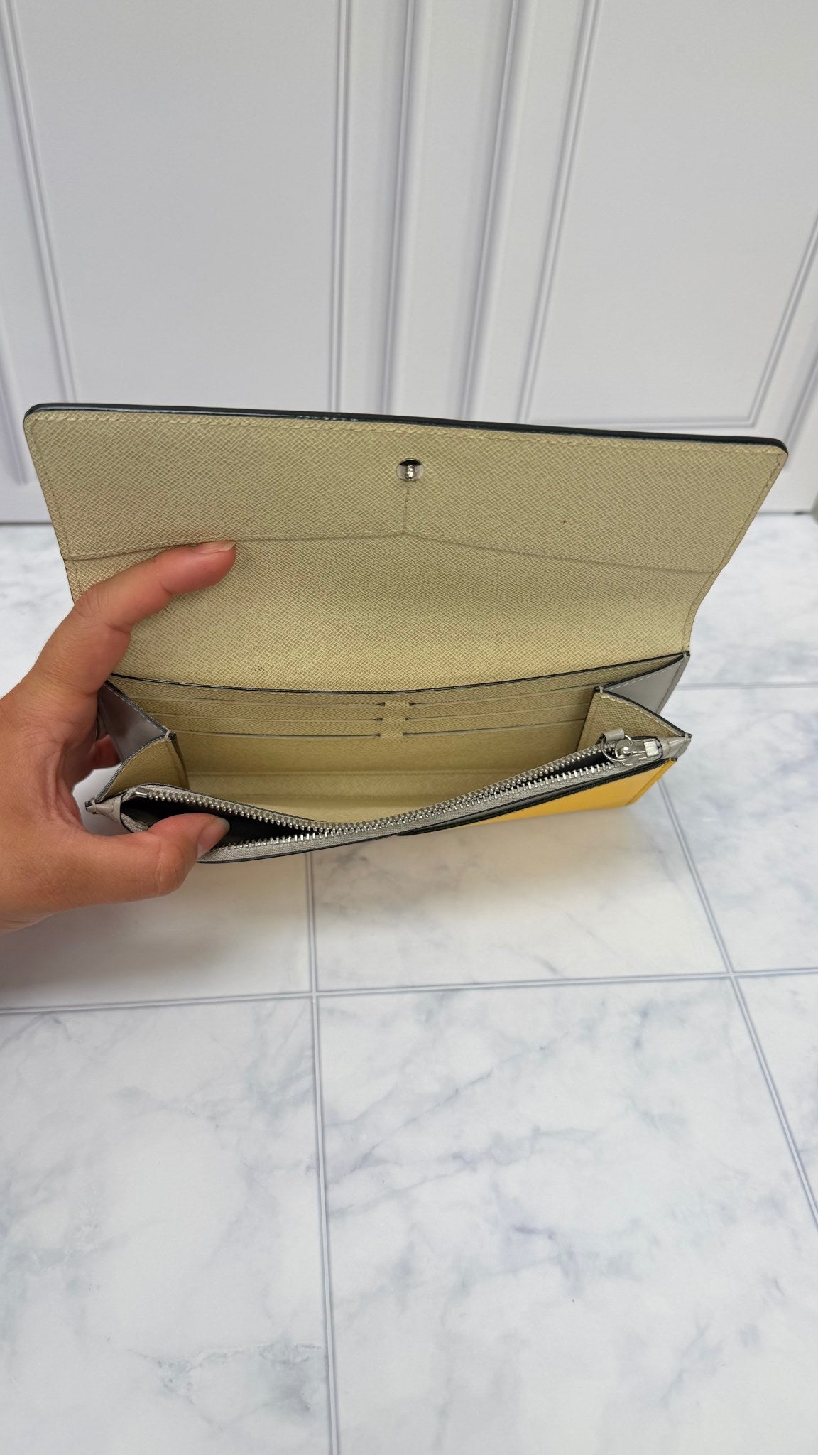 Louis Vuitton Tricolor Epi Leather Leather Flore Long Wallet