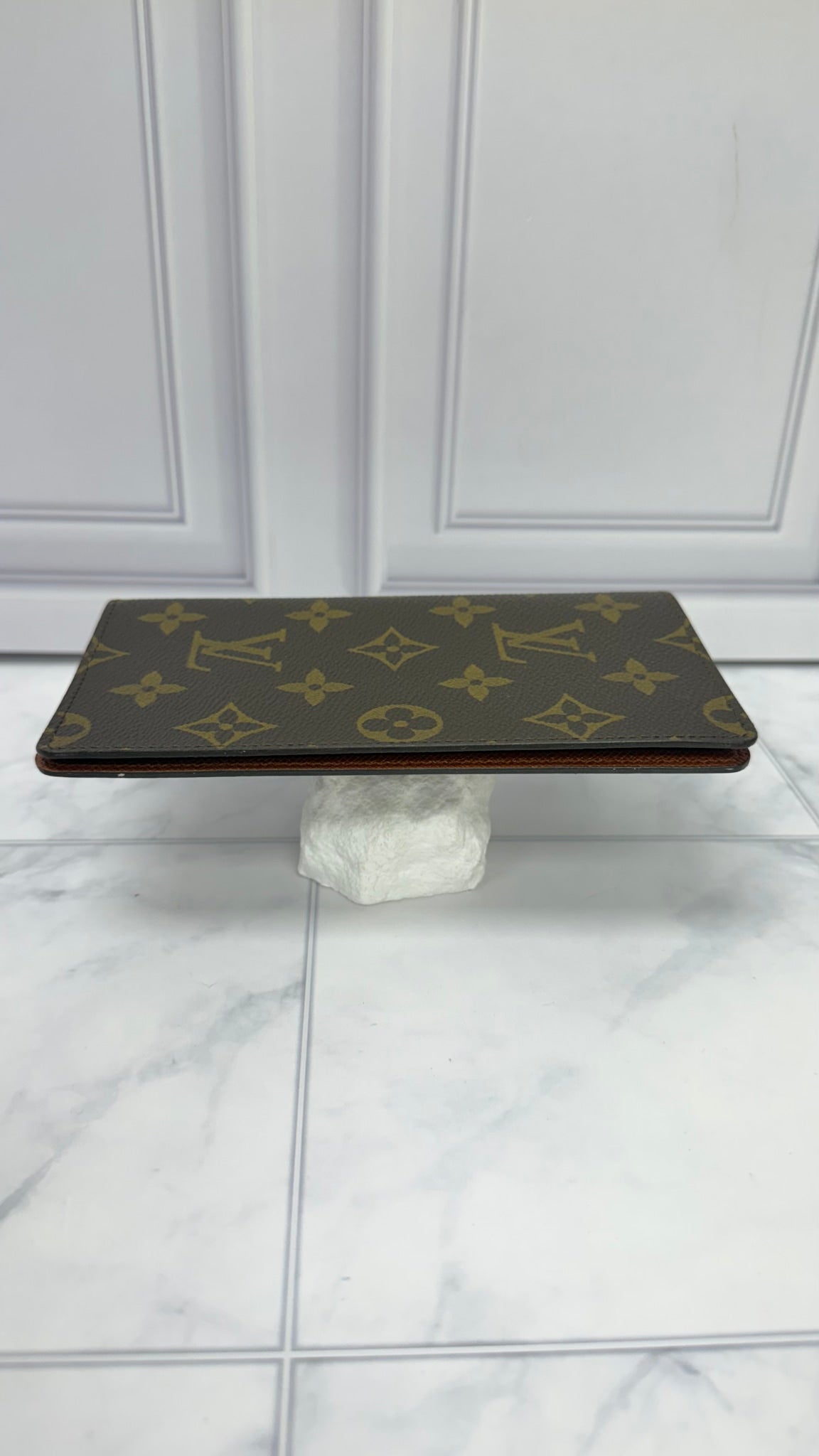 LIKE NEW - Louis Vuitton Monogram Check Book Cover