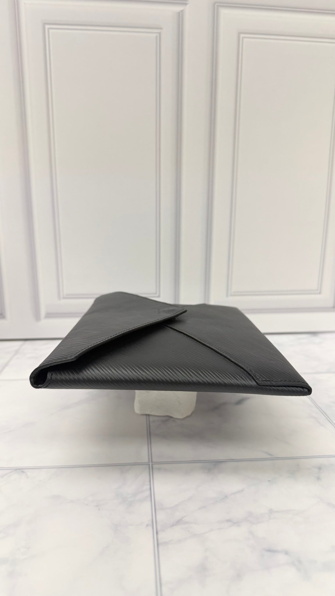 Louis Vuitton Black Epi Large Kirigami Pochette Clutch