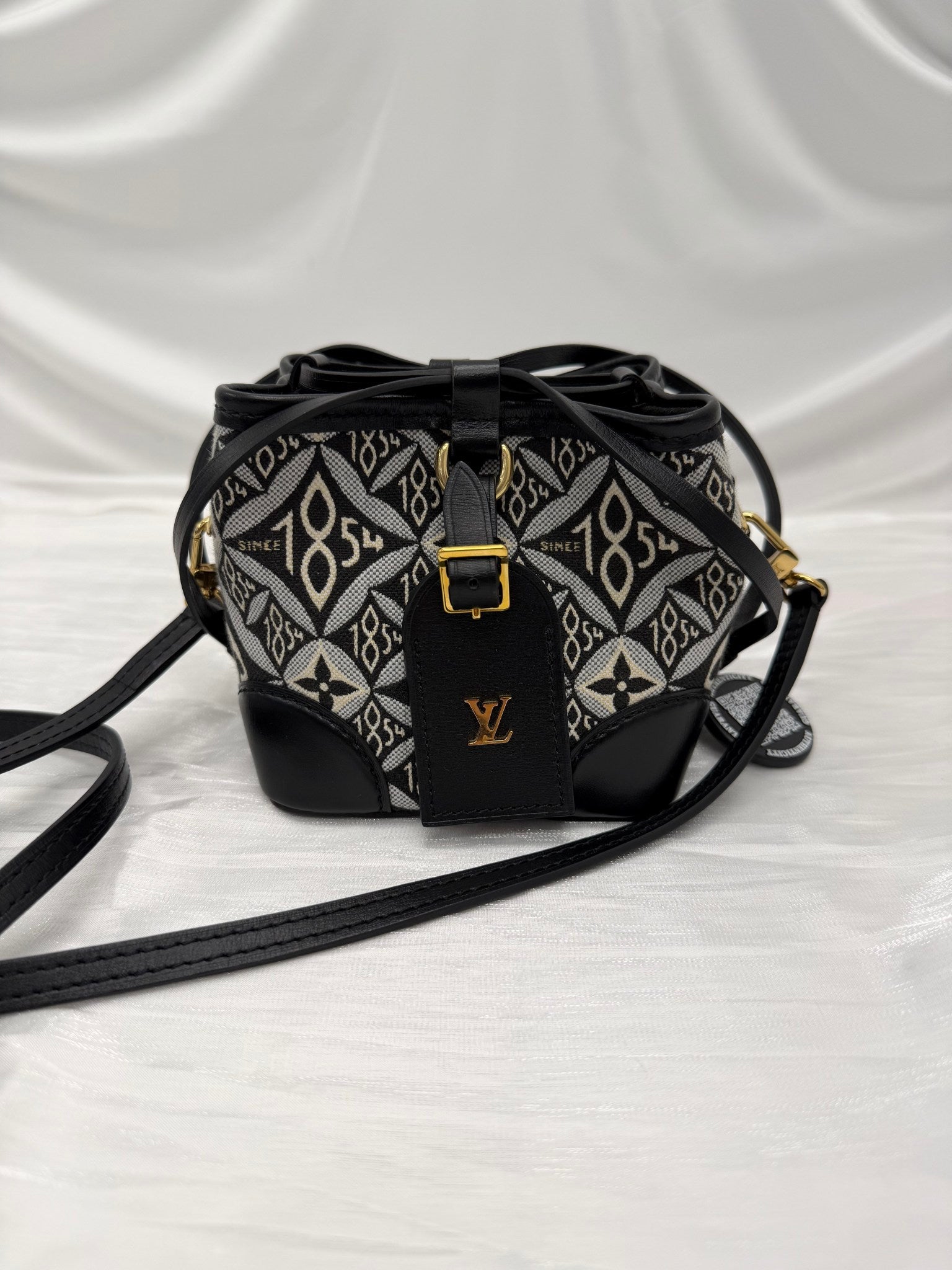LIKE NEW- Louis Vuitton Black 1854 Jacquard Noe Crossbody