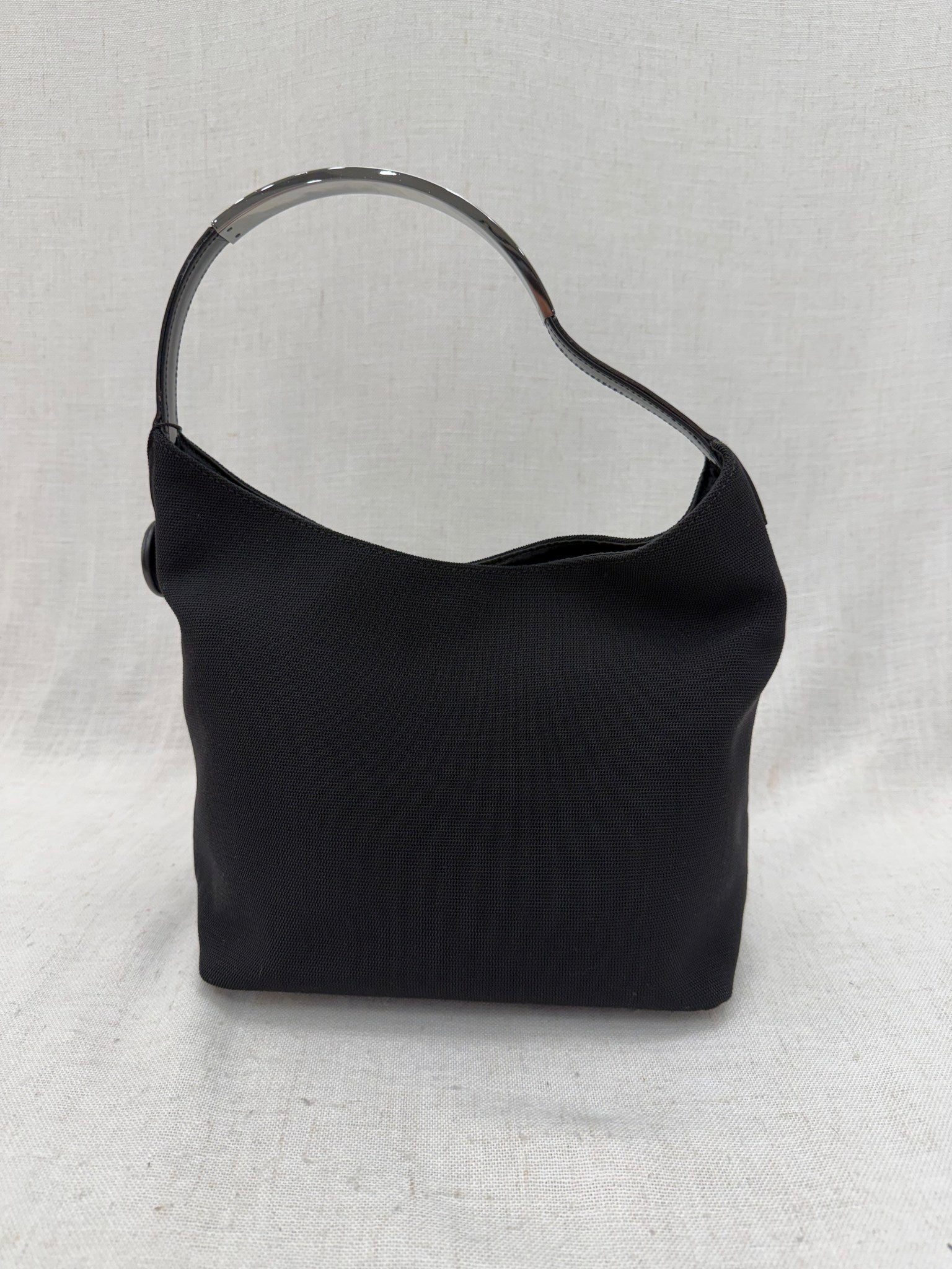 Gucci Black Canvas Shoulder Bag