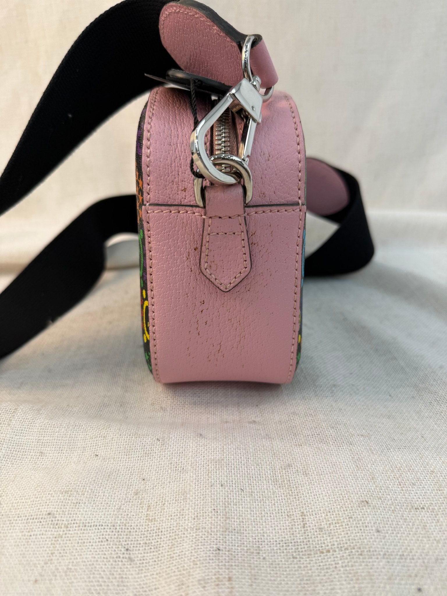 Gucci Multicolor Coated Canvas GG Psychedelic Small Shoulder Bag