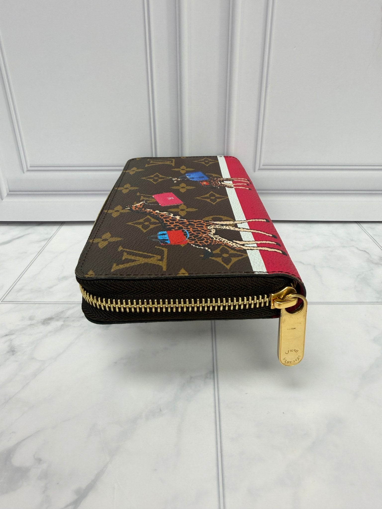 Louis Vuitton Monogram Christmas Animation Zippy Wallet