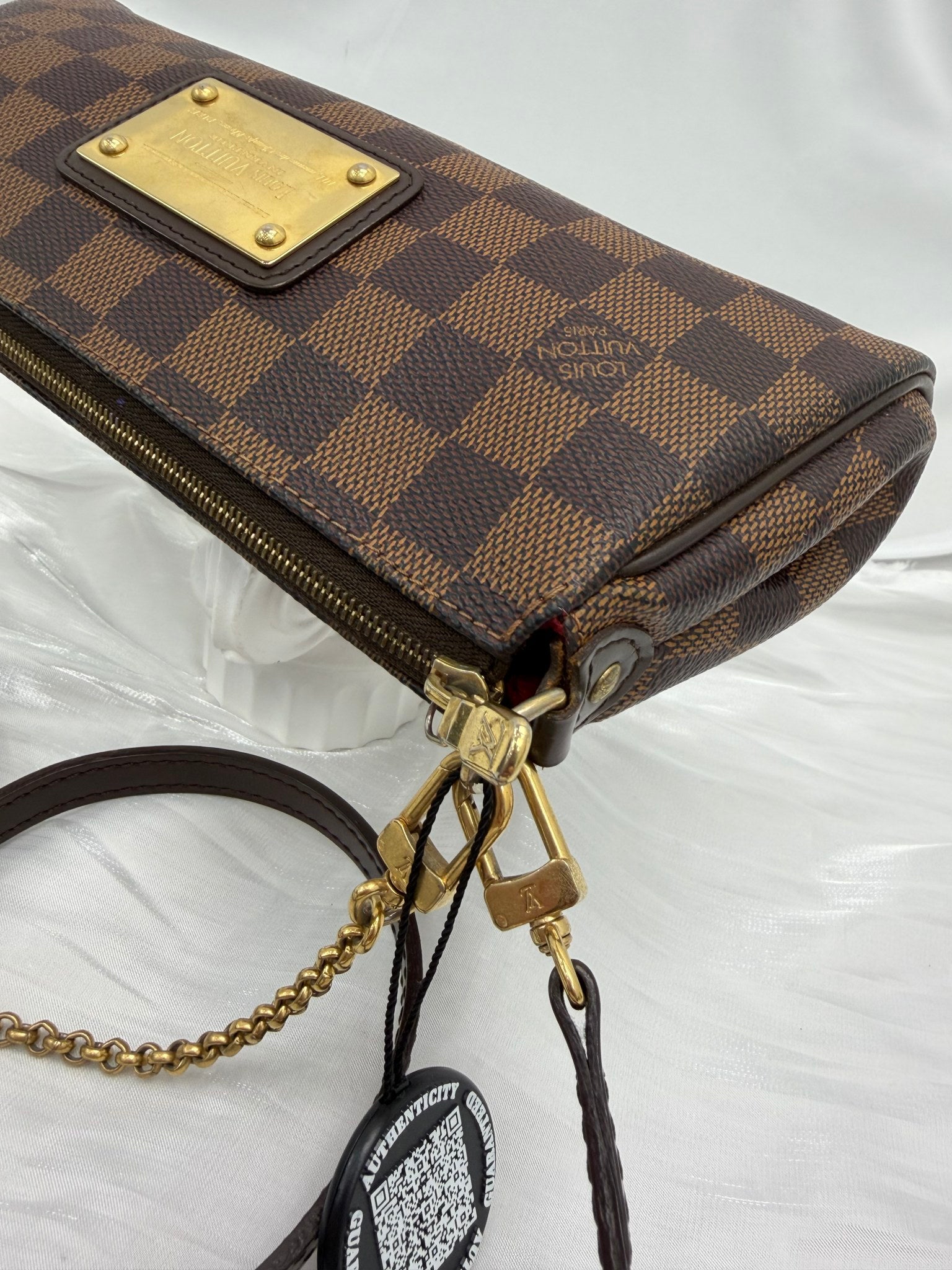 Louis Vuitton Damier Ebene Eva Crossbody