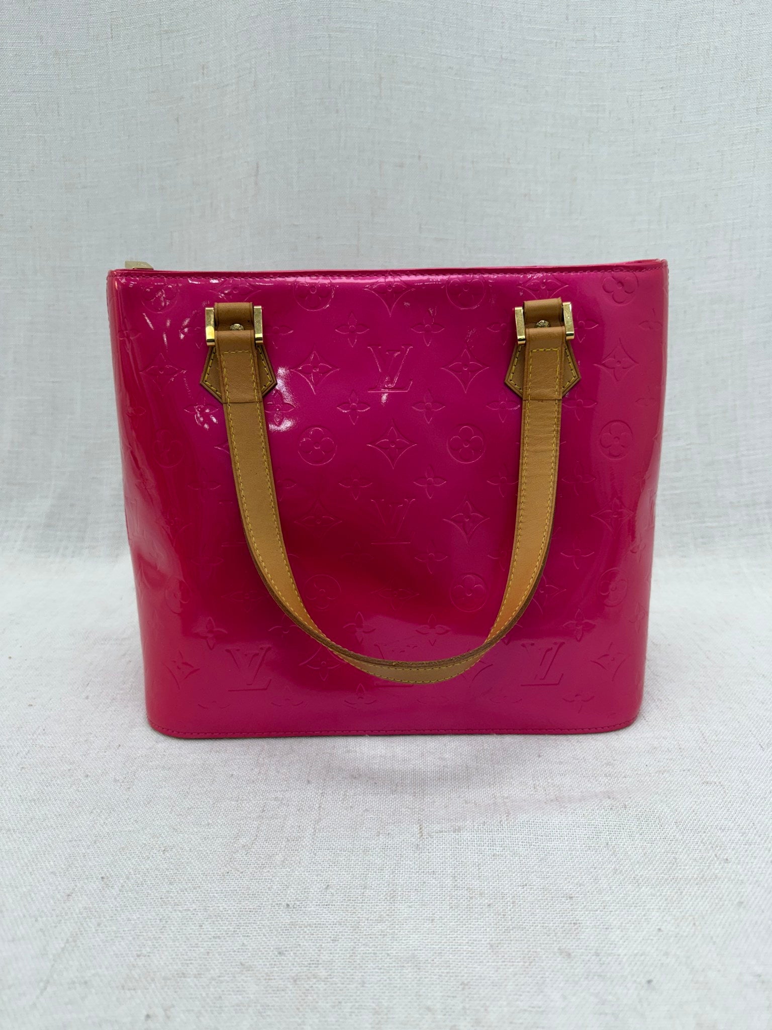 Louis Vuitton Pink Vernis Houston Tote