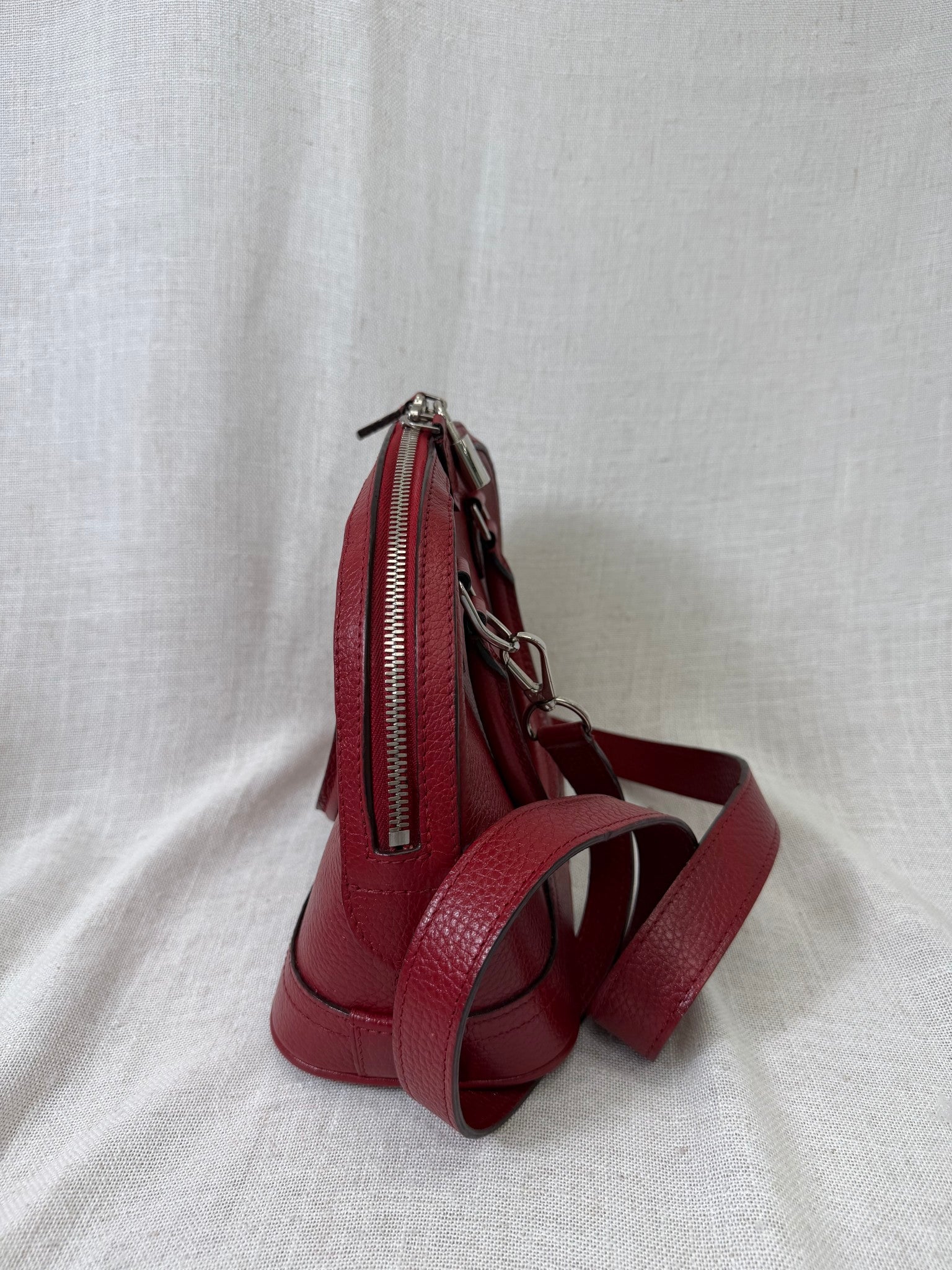 Louis Vuitton Red Taurillon Leather Alma PPM Handbag