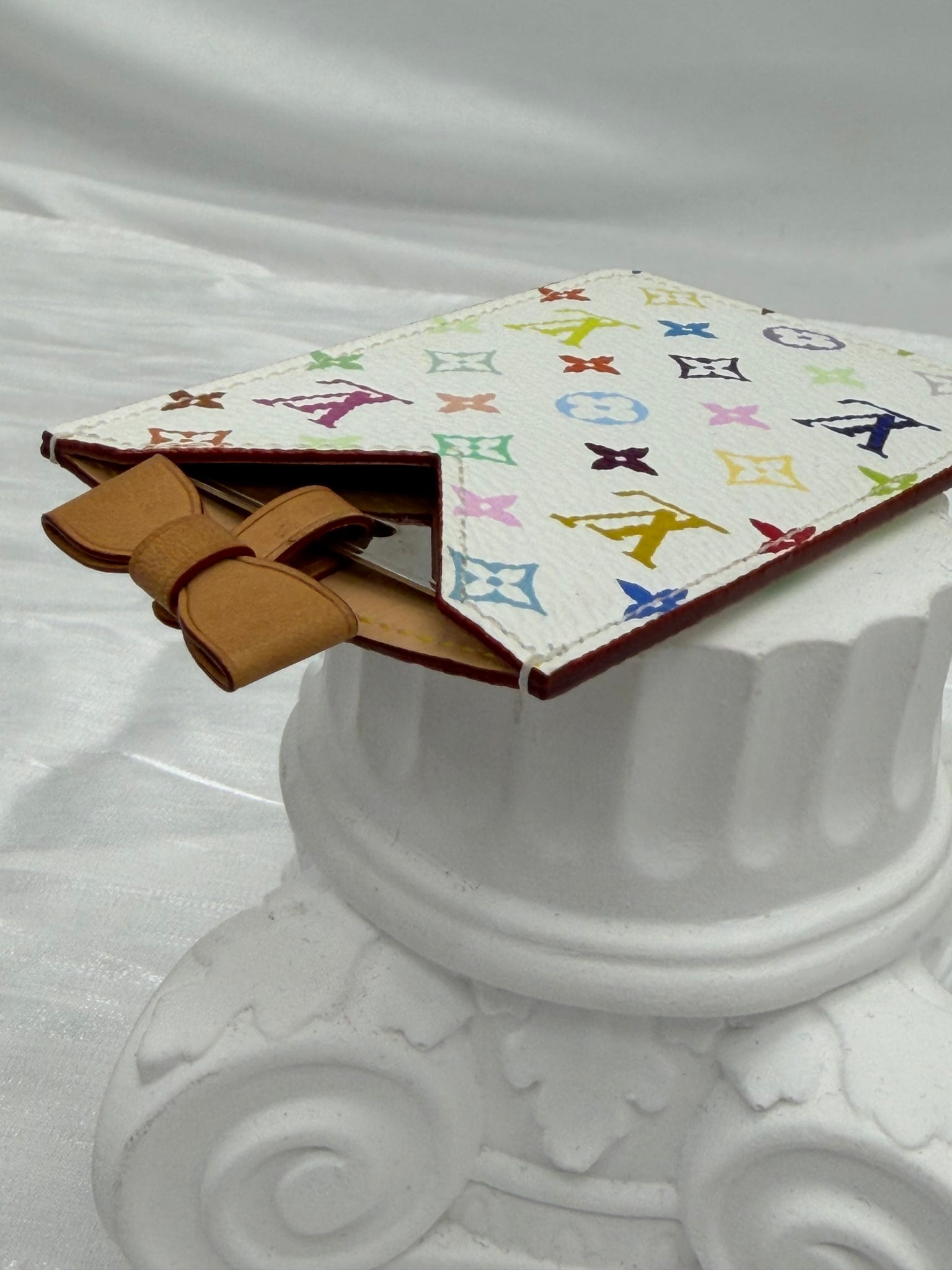 Louis Vuitton White Multicolor Monogram Mirror & Case