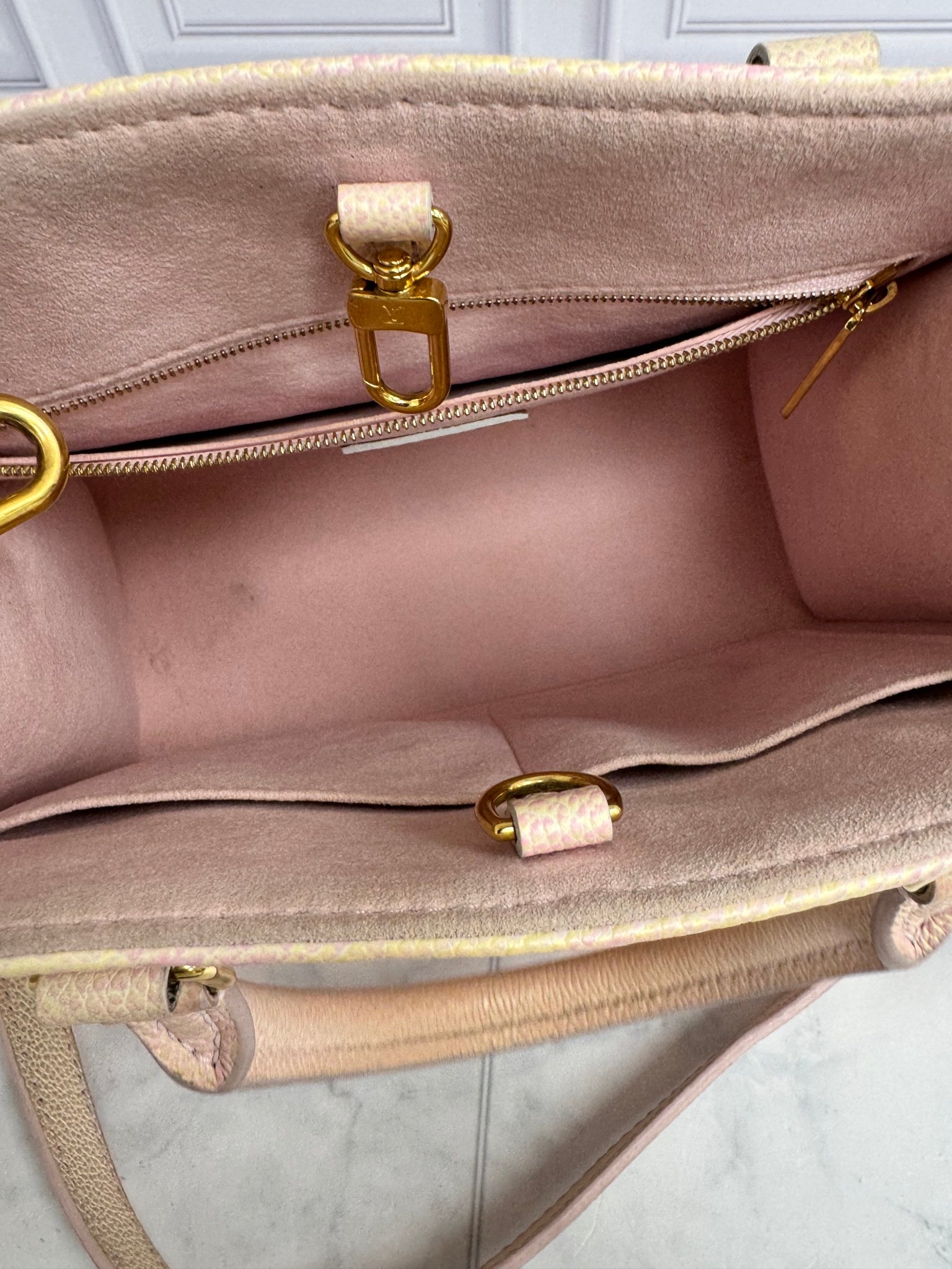 Louis Vuitton Yellow And Pink Monogram Empreinte Summer Stardust OnTheGo PM