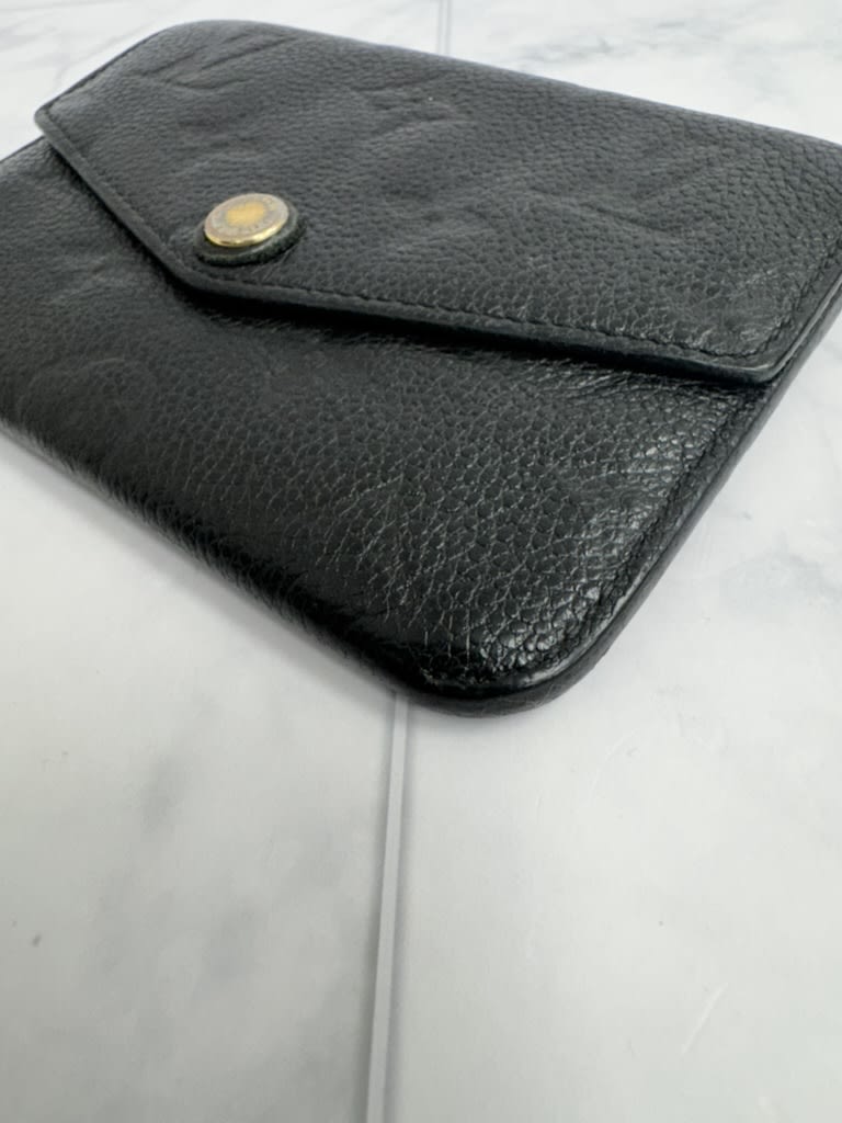Louis Vuitton Black Monogram Empreinte Key Cles