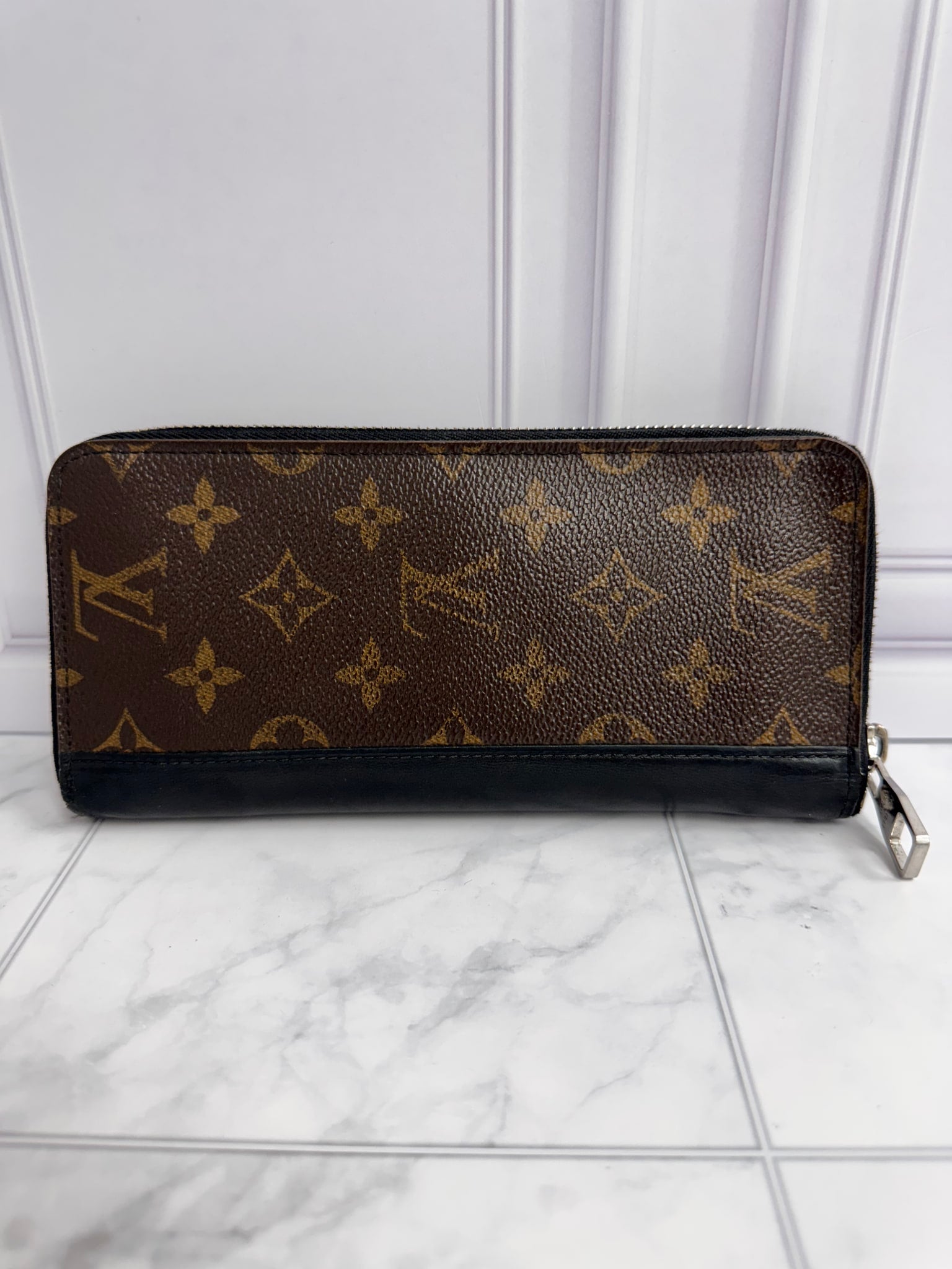 Louis Vuitton Monogram Macassar Long Zippy Wallet