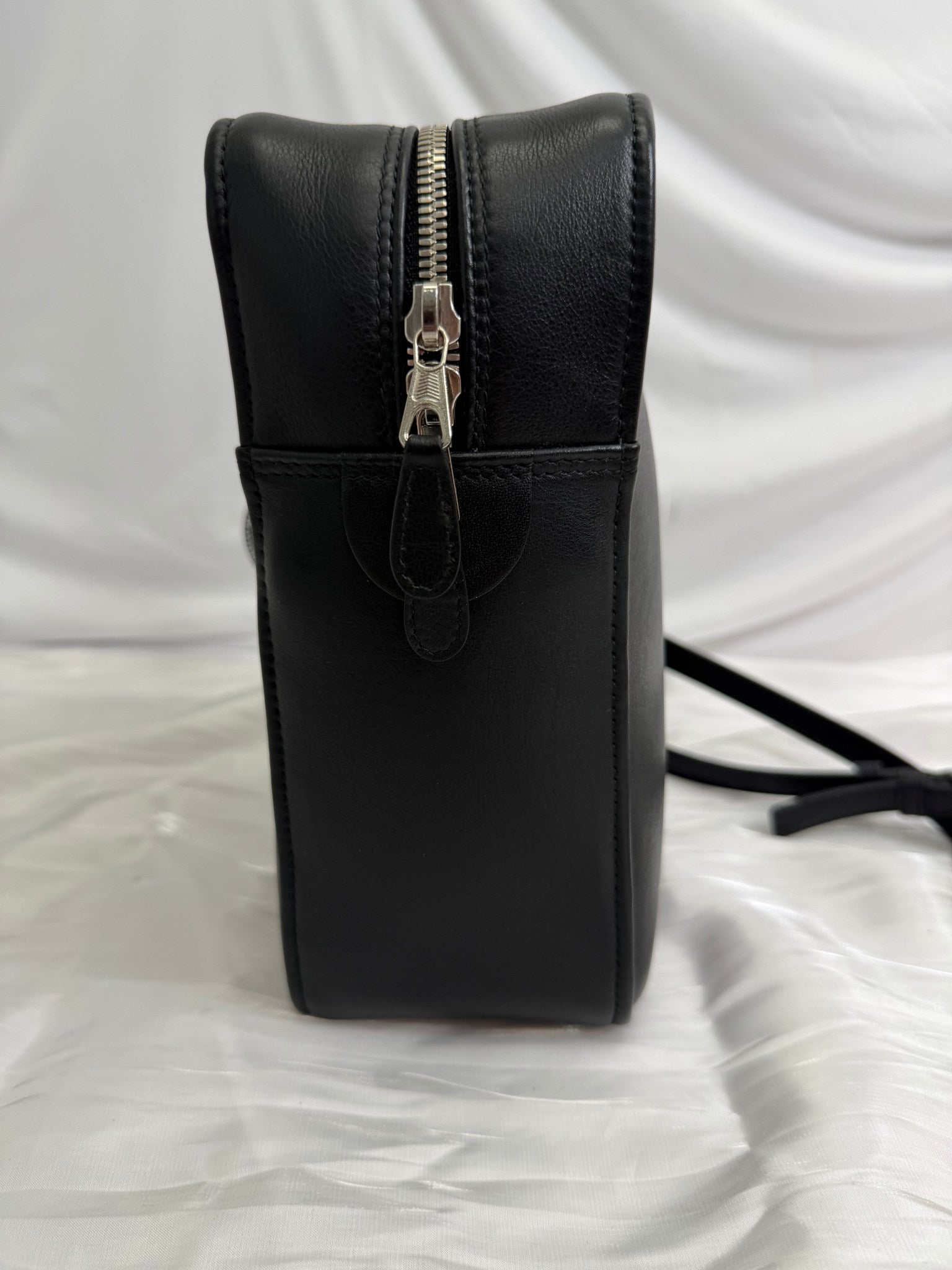 Balenciaga Black Leather Triangle Bag