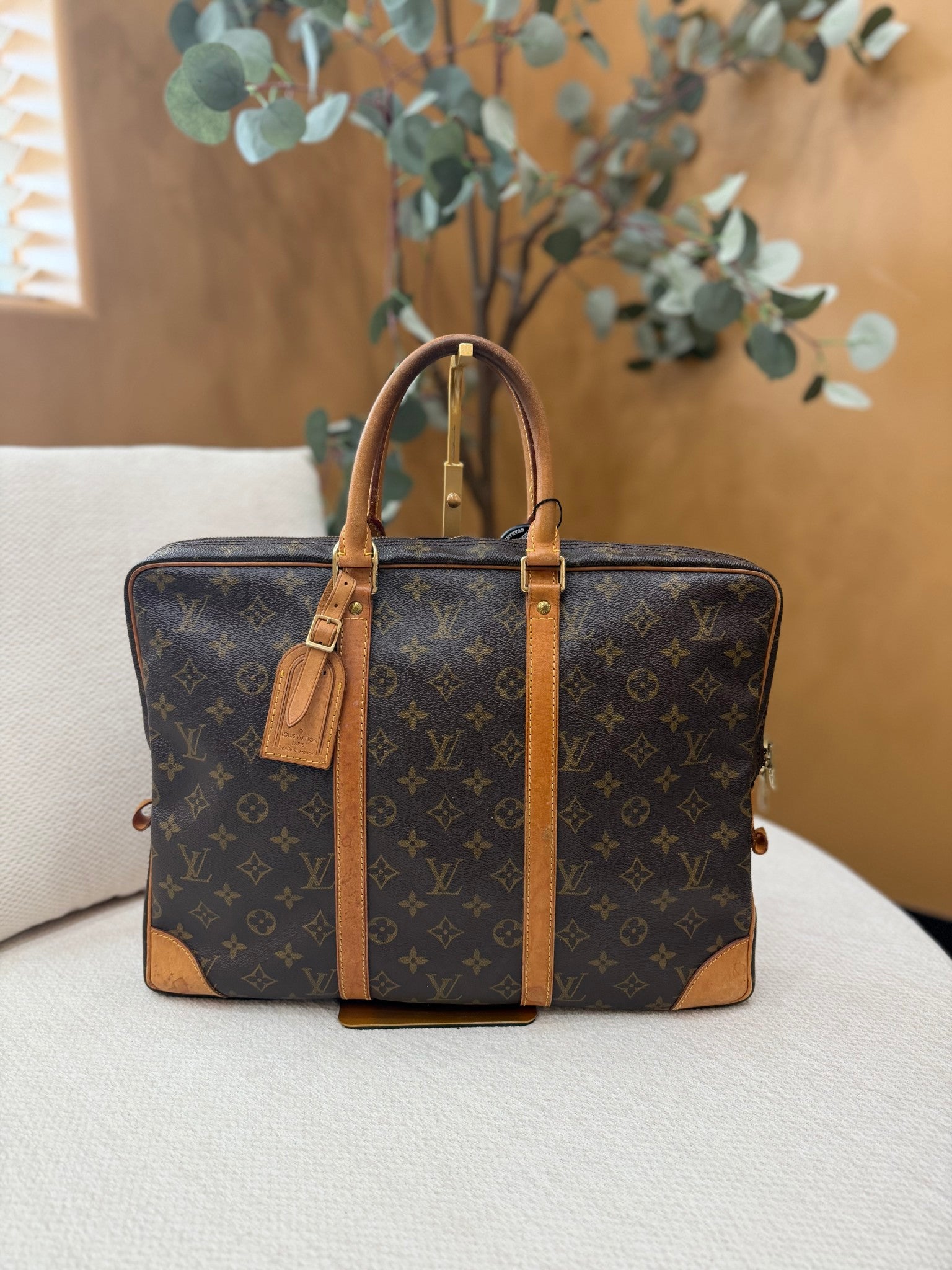 Louis Vuitton Monogram Porte Documents Voyage Briefcase