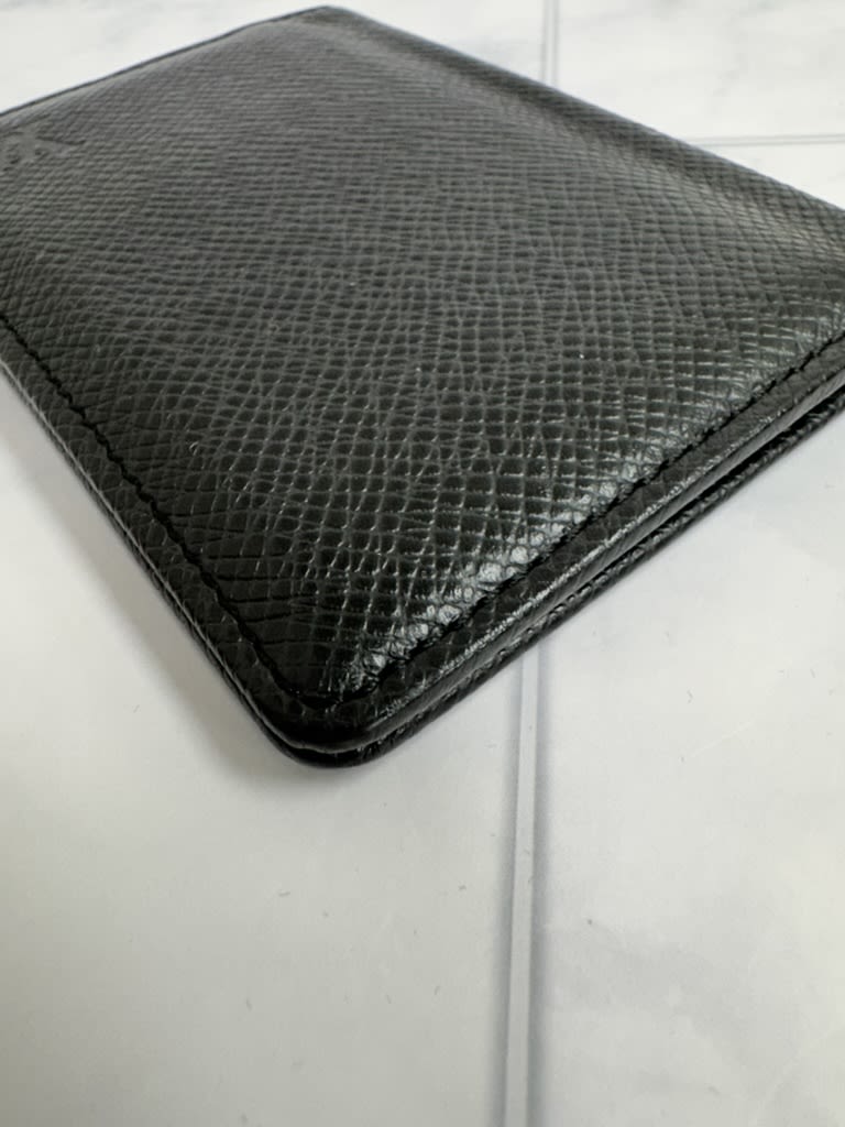 Louis Vuitton Black Taiga Card Case