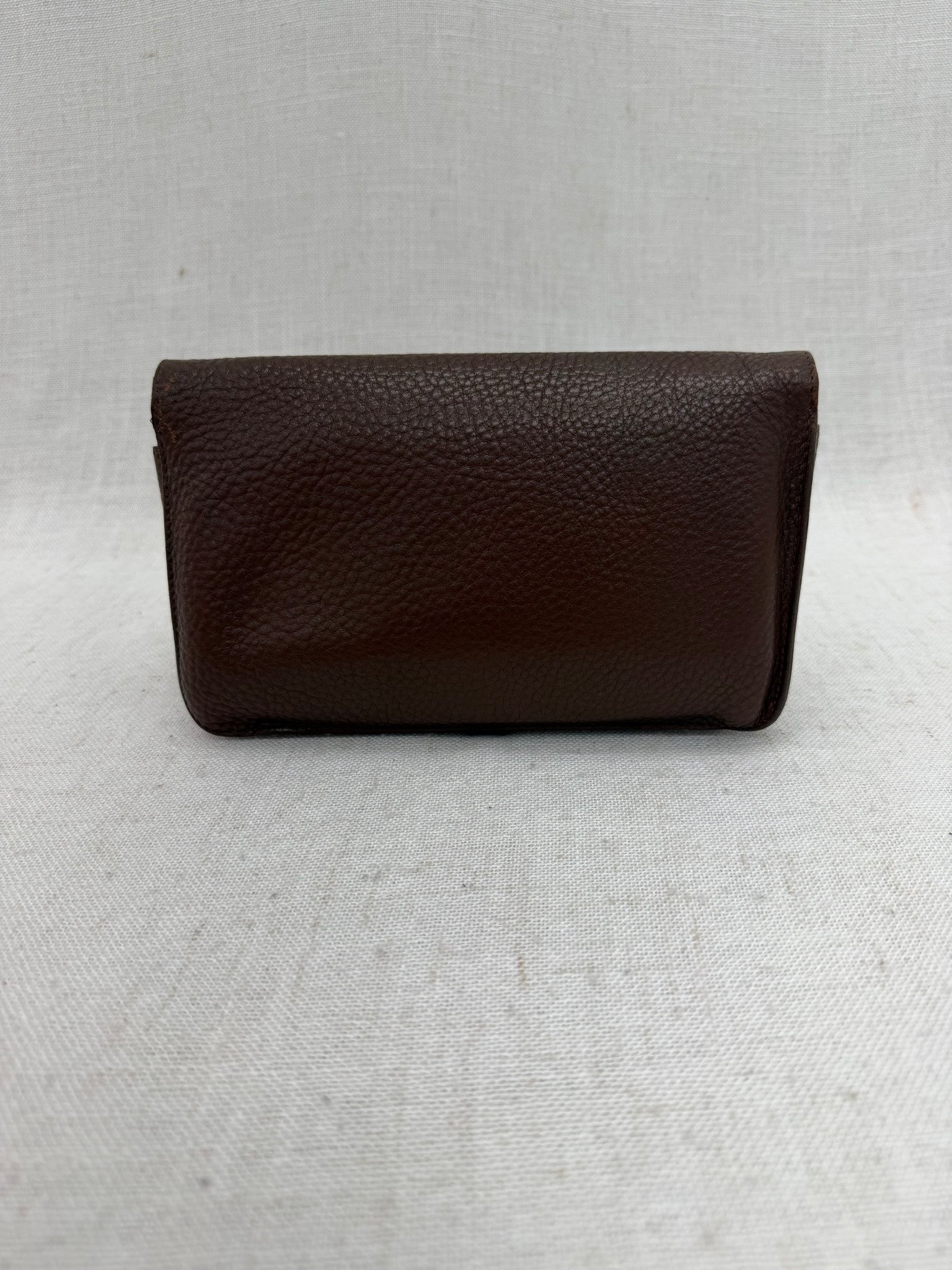 Hermes Brown Clemence Leather Dogon Duo Wallet