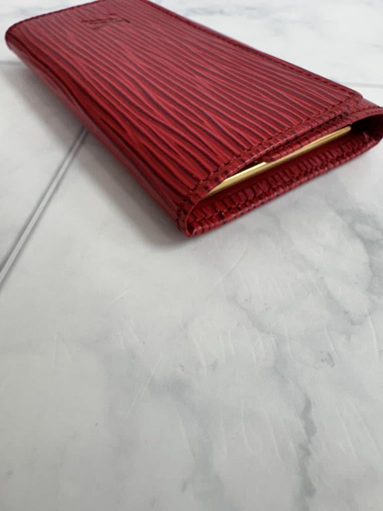 Louis Vuitton Red Epi Key Case