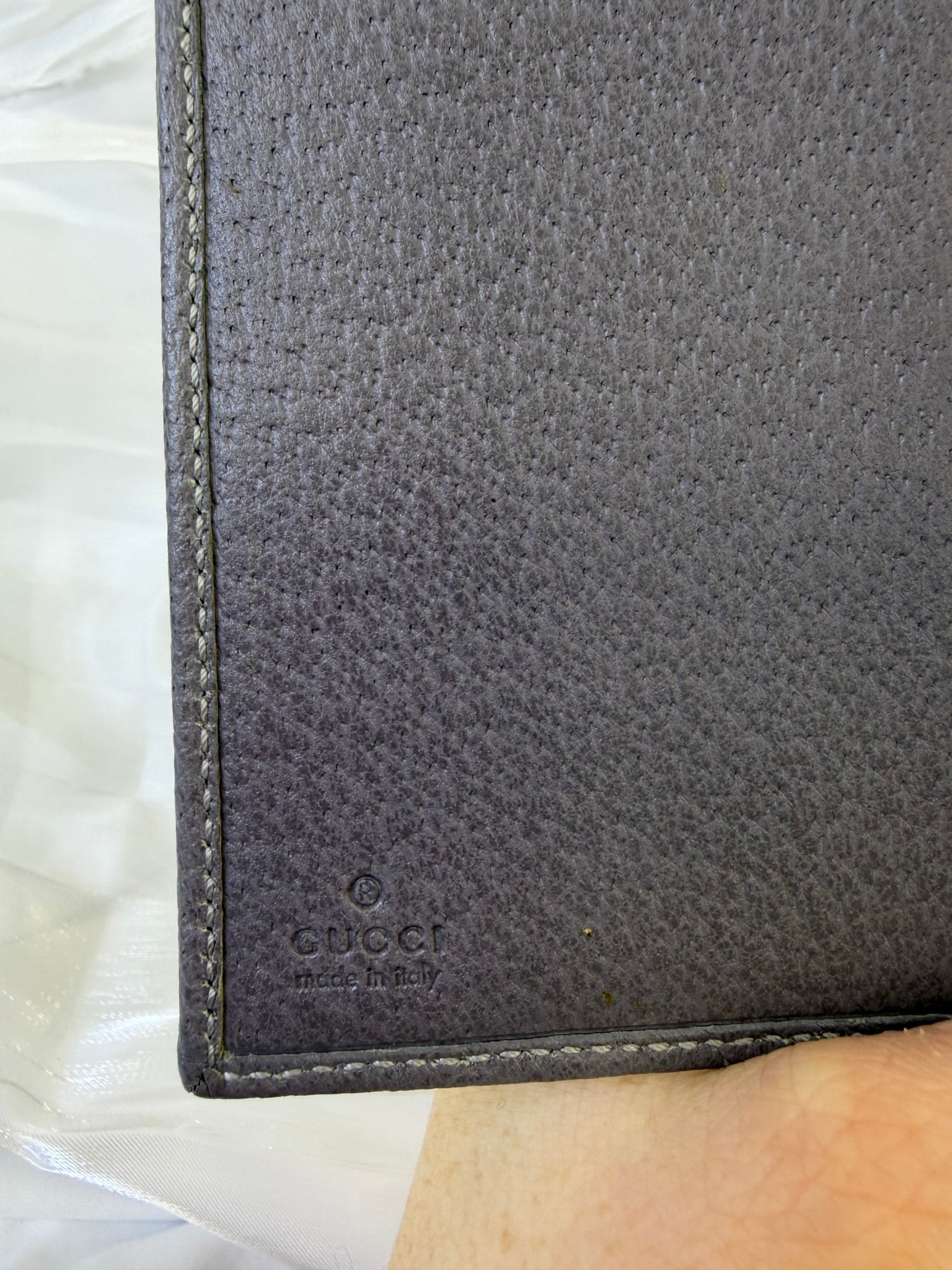 Gucci Lavender Leather Long Snap Wallet