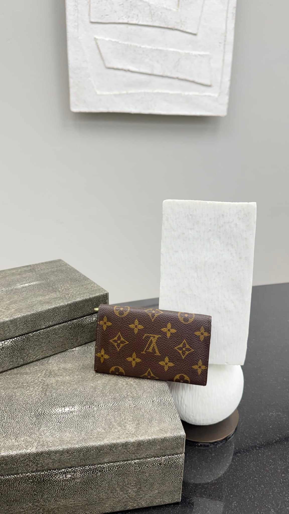 Louis Vuitton Monogram Porte Monnaie Tresor Wallet