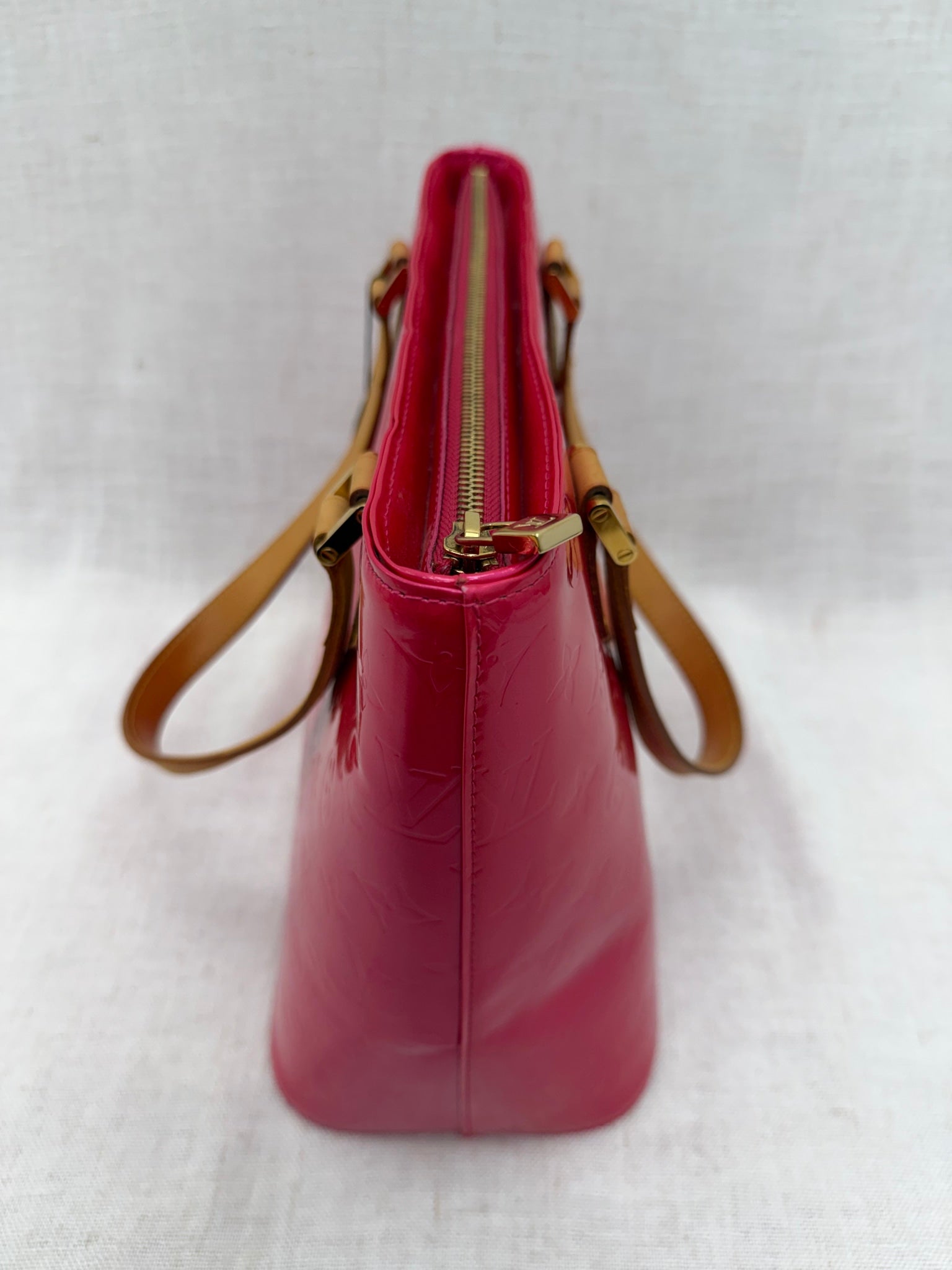 Louis Vuitton Pink Vernis Houston Tote
