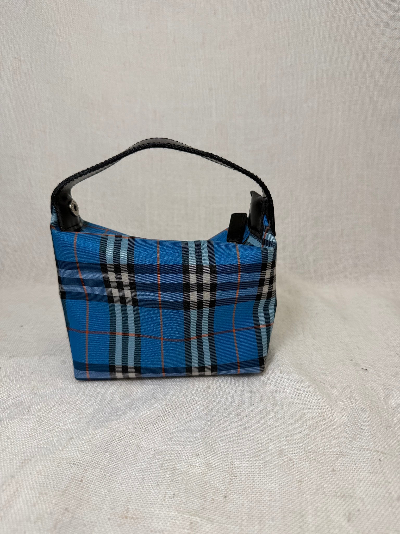 Burberry Blue Nova Check Mini Handbag