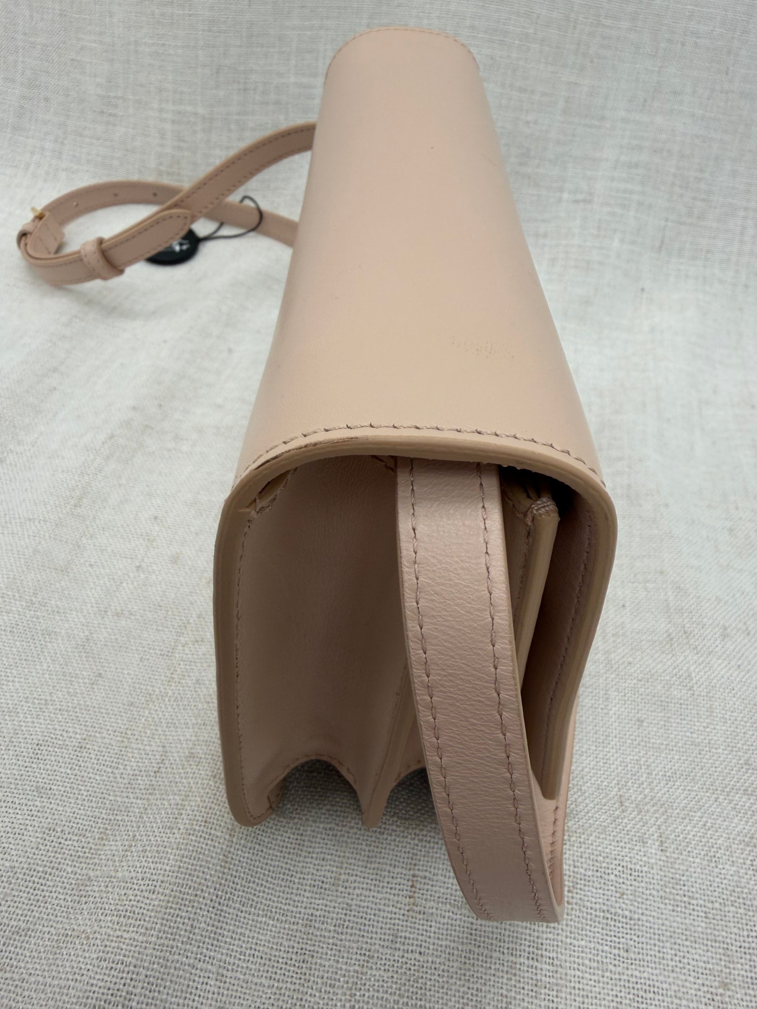 Burberry Dusty Rose Leather Small TB Crossbody