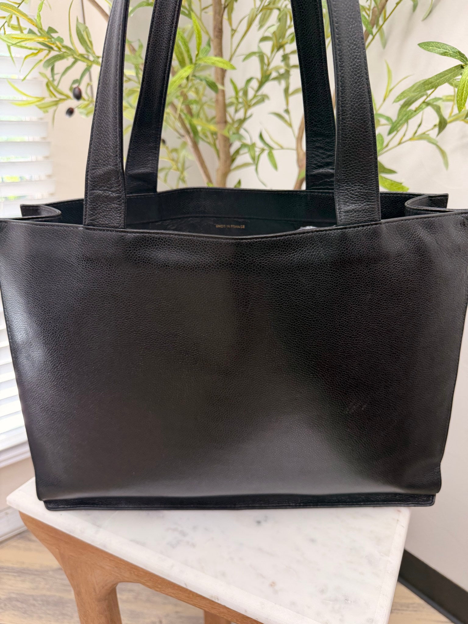 Chanel Black Caviar CC Tote