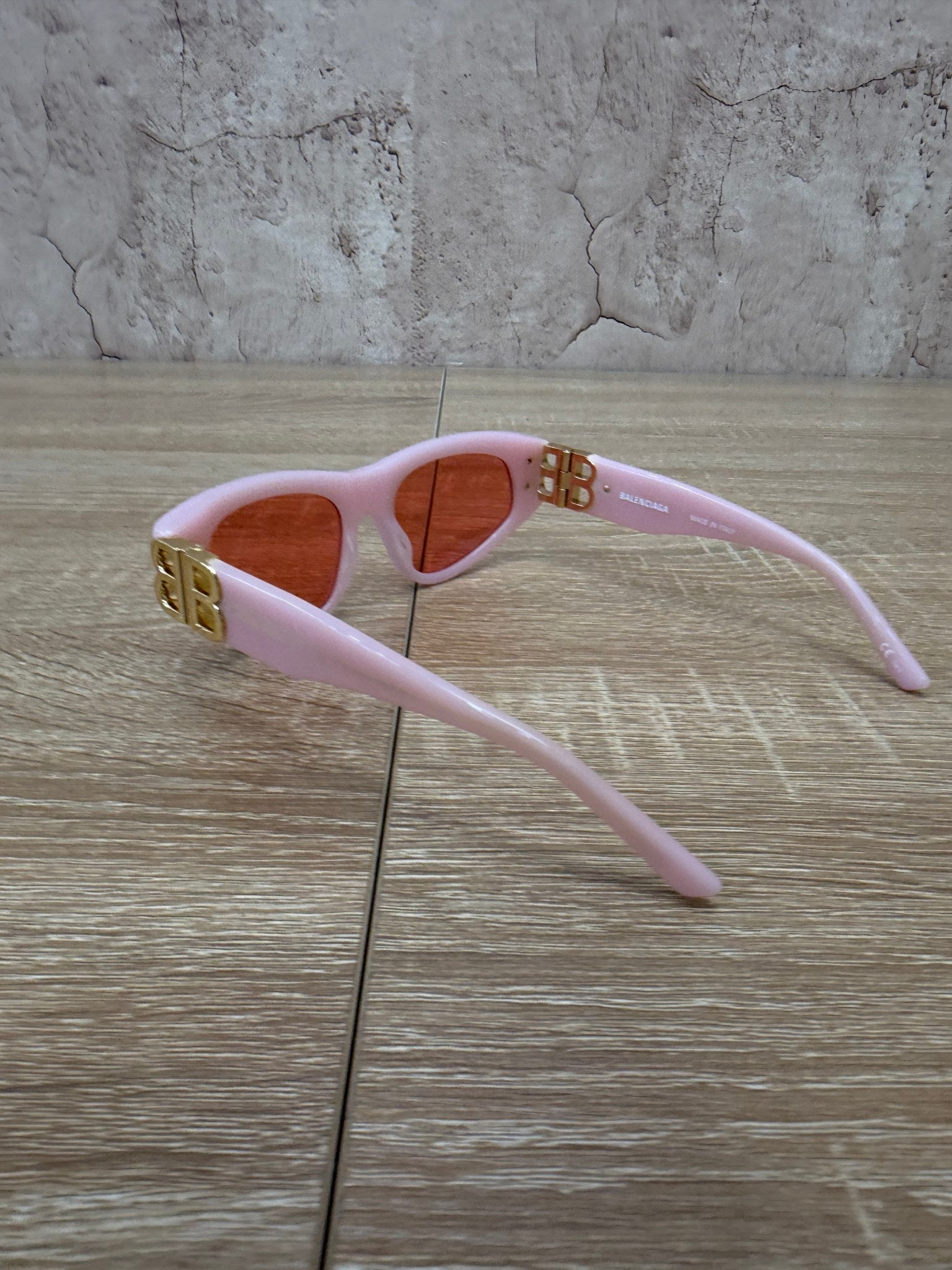 LIKE NEW- Balenciaga Pink New Trend Sunglasses
